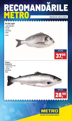 Ofertele Metro valabile de la 03.11.2025