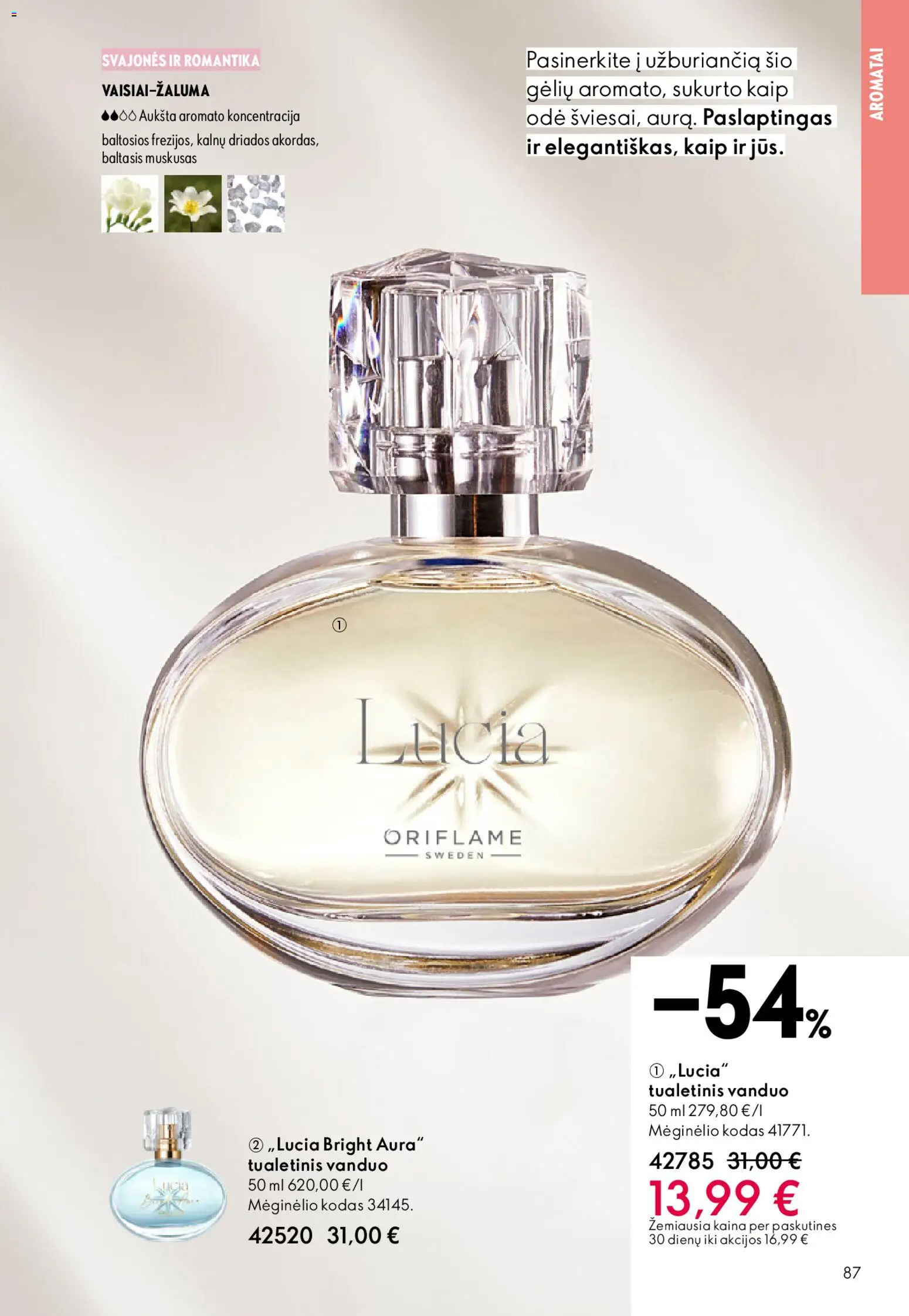 Oriflame akcijos nuo 18.02.2026 | Puslapis: 87 | Prekių: Tualetinis vanduo