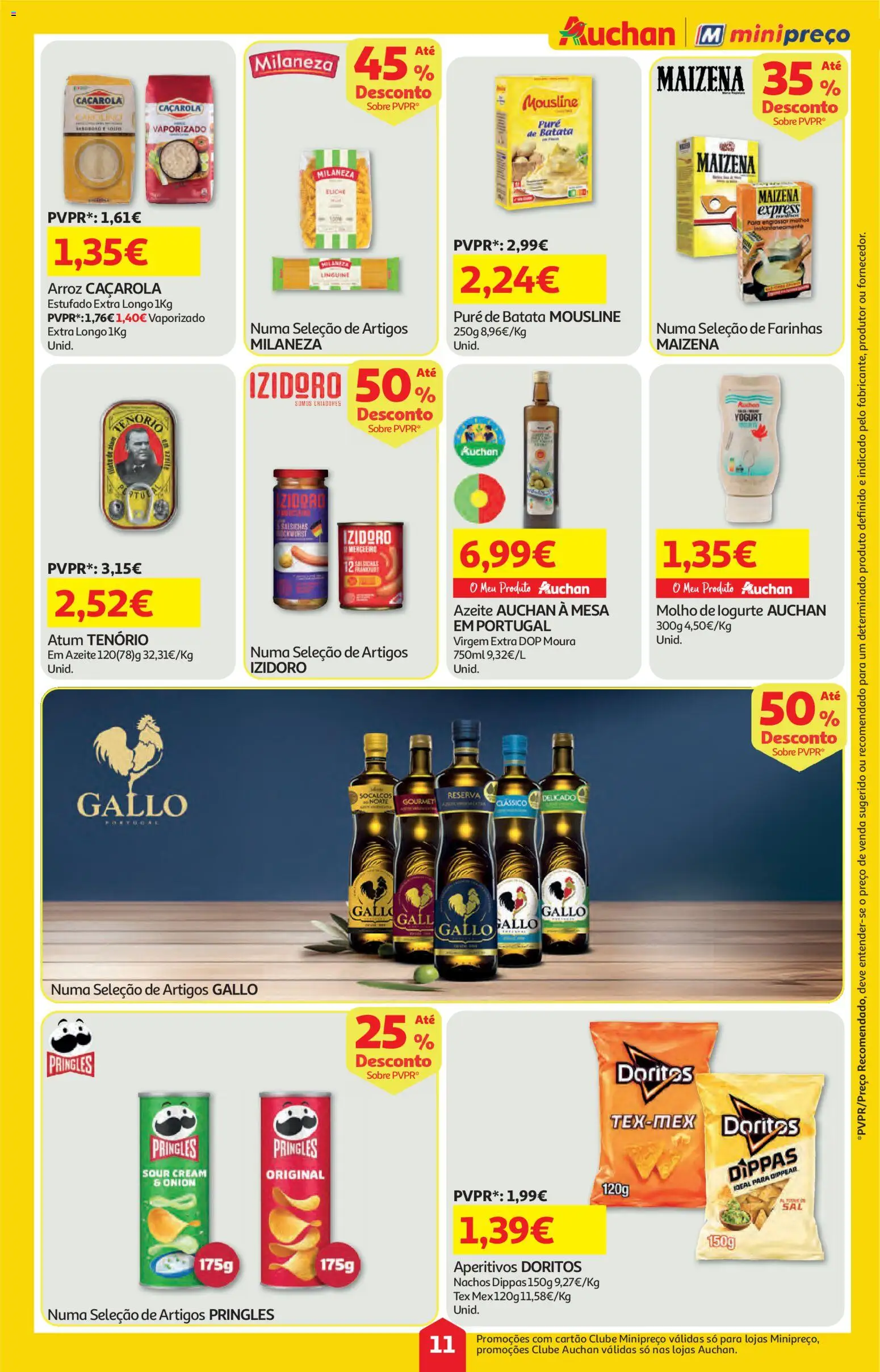Auchan folheto │ válido de 05.03.2026 | Página: 11 | Produtos: Batata, Atum, Azeite, Mesa