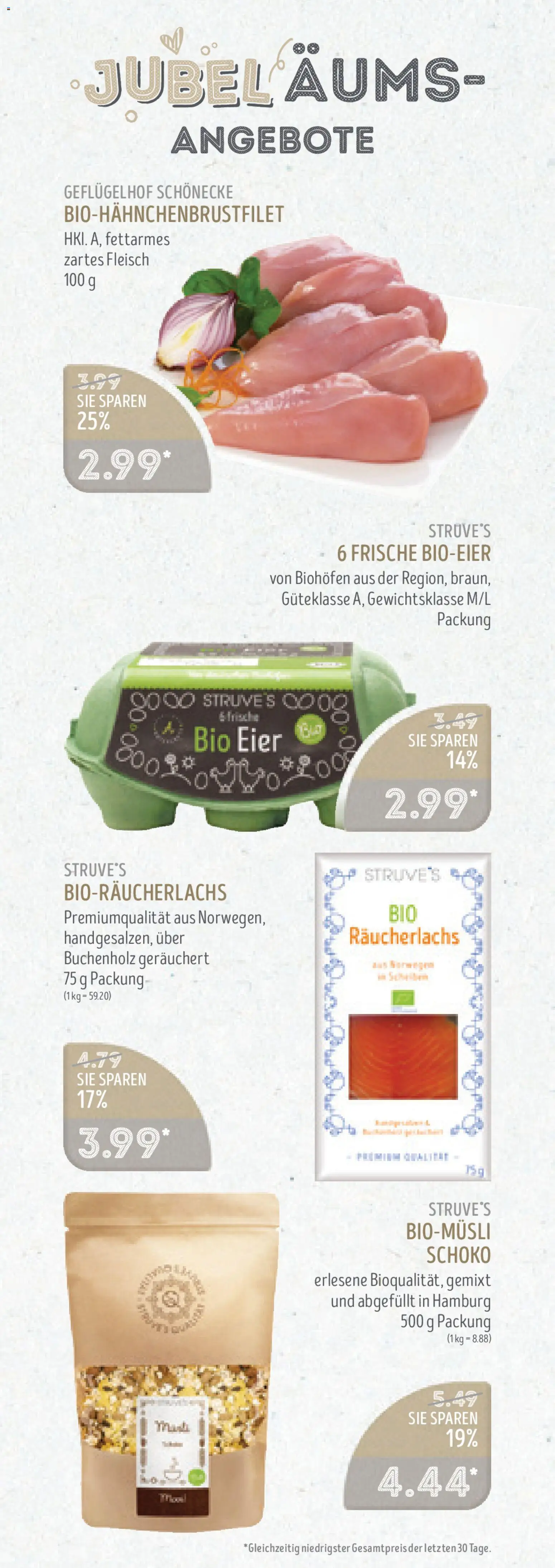 Edeka Struve Prospekt 	 – gültig ab 26.01.2026 | Seite: 2 | Produkte: Eier, Räucherlachs, Fleisch