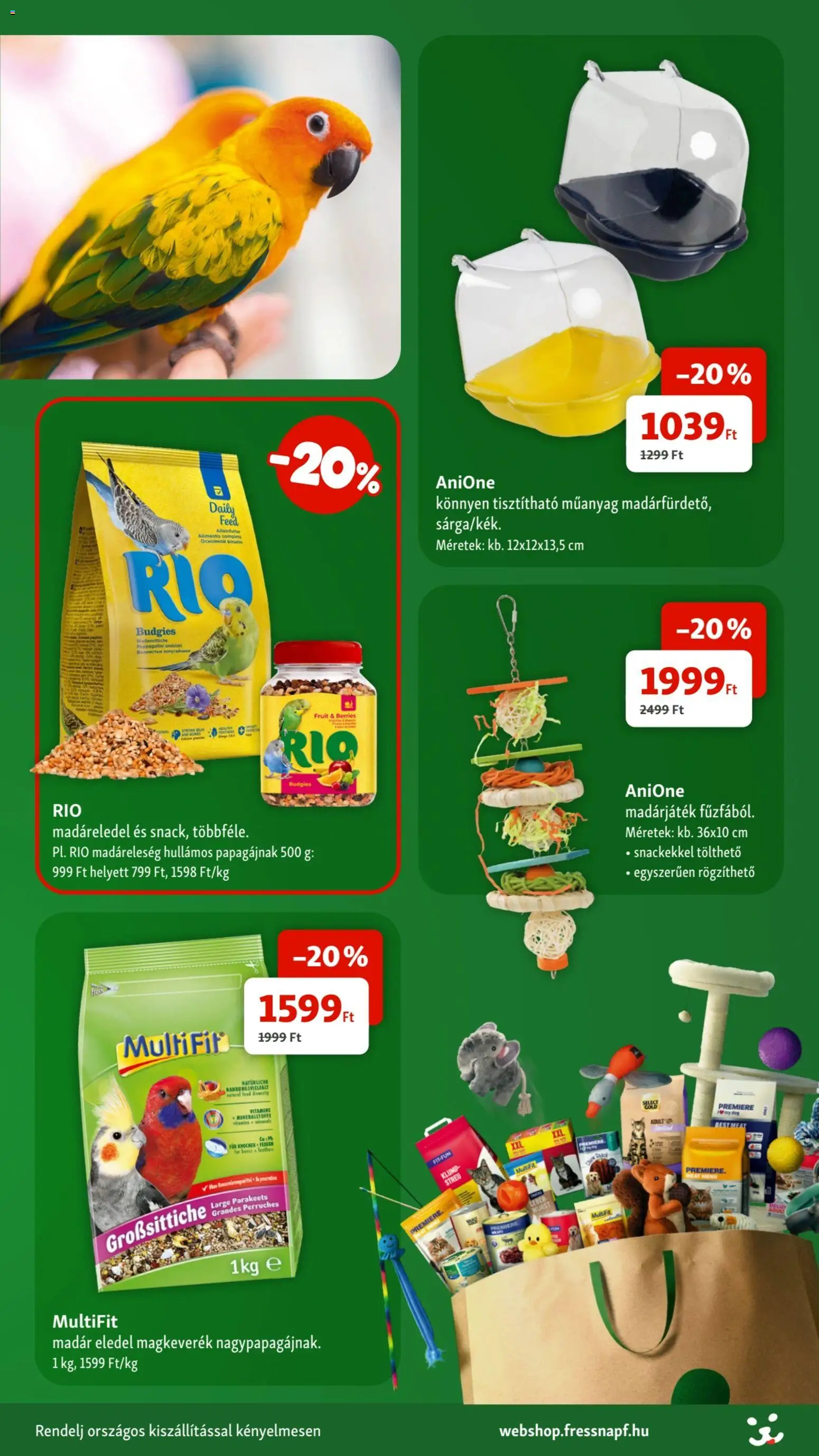 Fressnapf akciós ujság - amely érvényes a következő dátumtól: 09.04.2026 | Oldal: 16