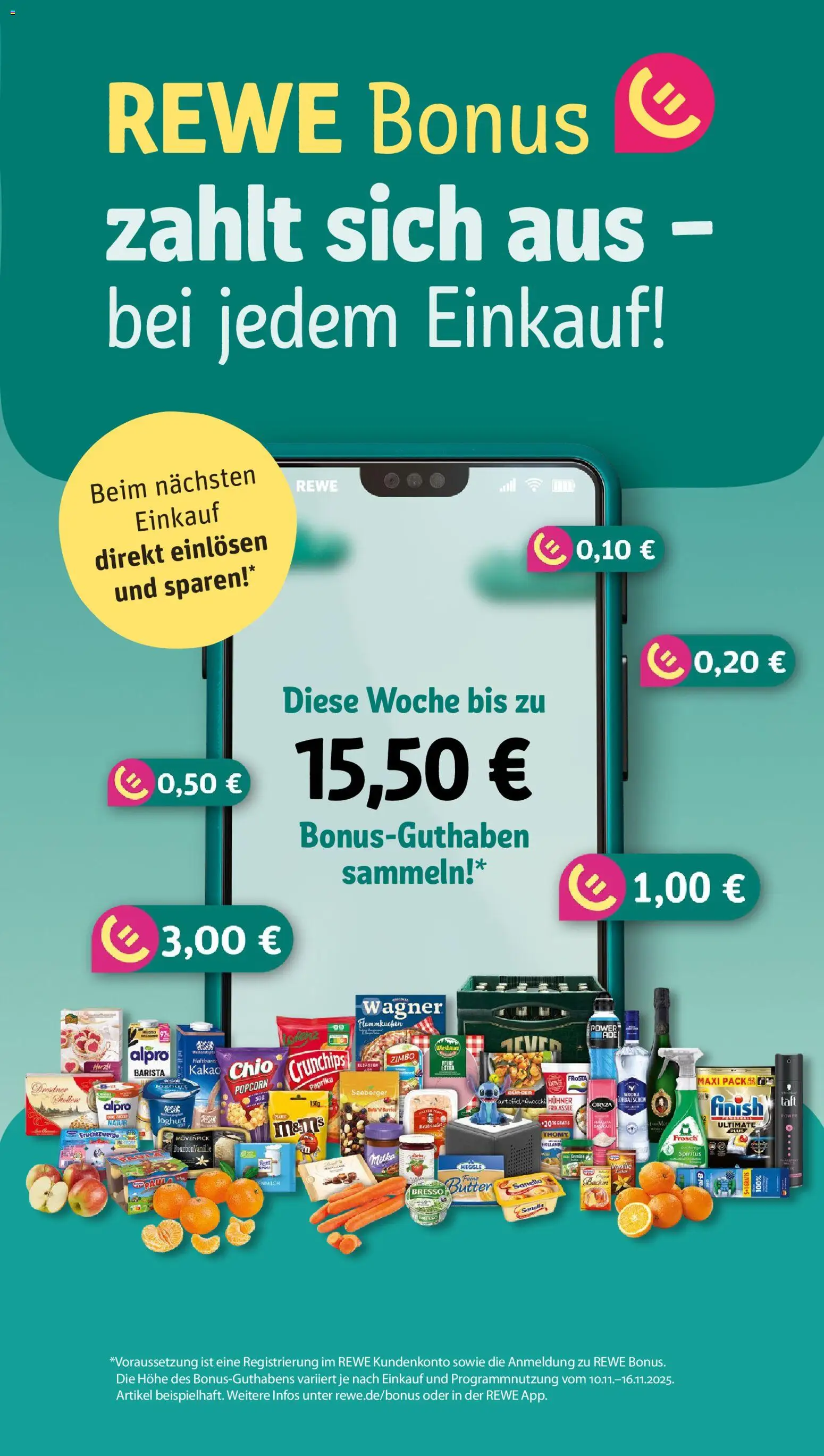 Rewe ihr Kaufpark Prospekt 	 – gültig ab 17.11.2025 | Seite: 3 | Produkte: Fruchtzwerge, Finish, Bresso, Bourbon