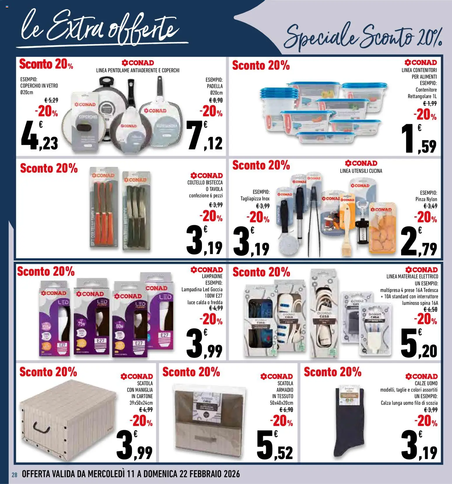 Volantino Conad del 11.02.2026 | Pagina: 28