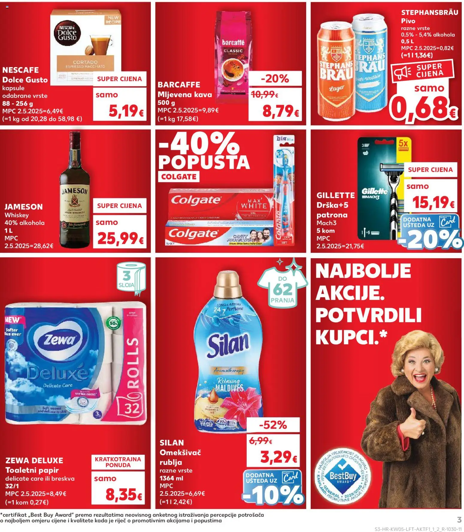 Kaufland HR akciós ujság - amely érvényes a következő dátumtól: 28.01.2026 | Oldal: 3