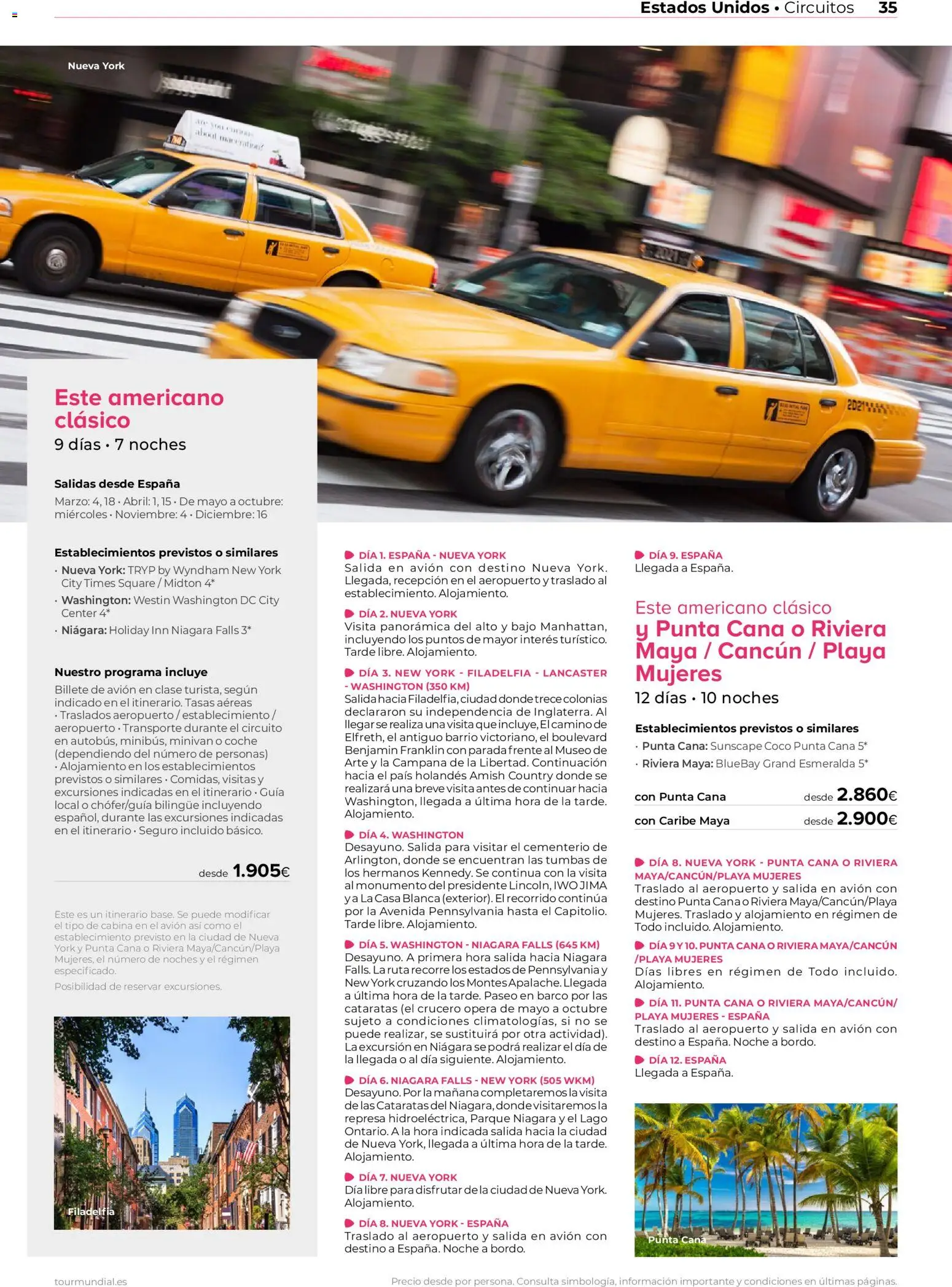 Viajes El Corte Inglés Norteamérica y Caribe │ válido desde el 01.01.2026 | Página: 35 | Productos: Τυρόπιτα