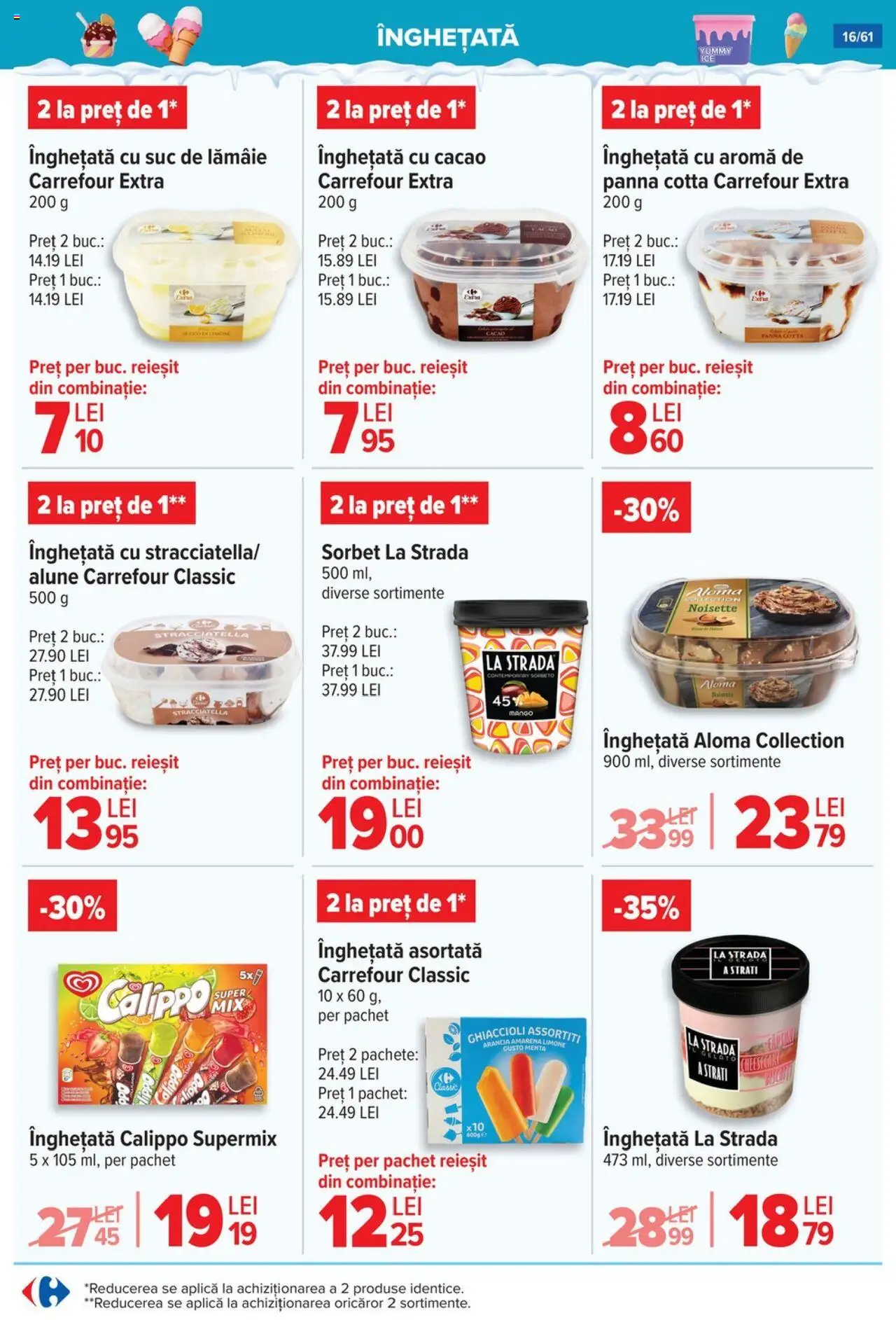 Catalog Carrefour – valabil de la 13.08.2025 | Pagină: 17 | Produse: Alune, Cacao, Înghețată, Lămâie