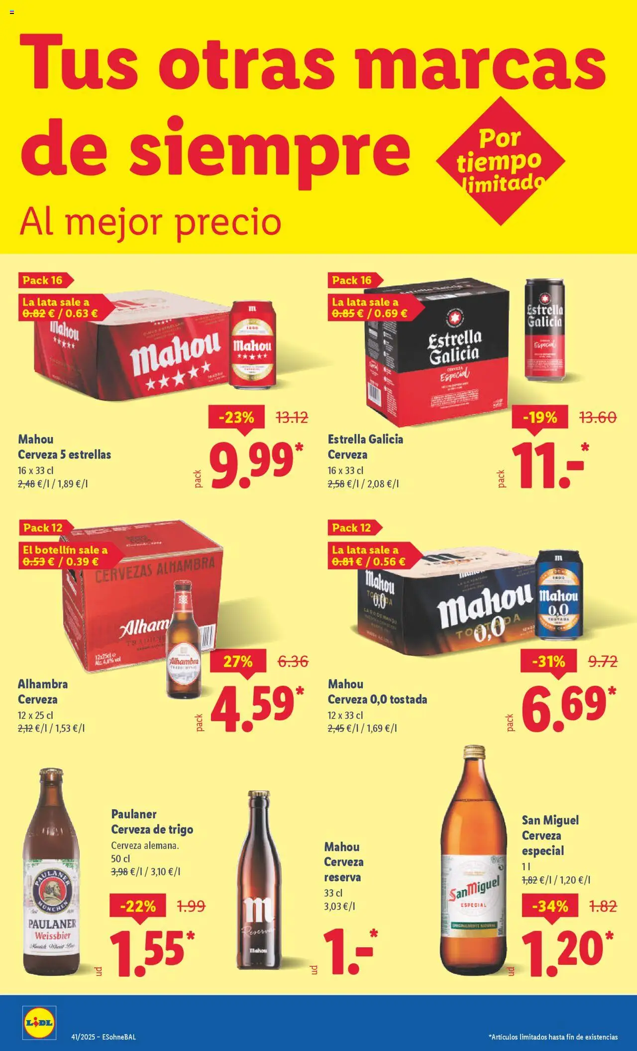 Lidl catálogo MAD │ válido desde el 06.10.2025 | Página: 28 | Productos: Cerveza