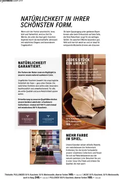 Coop City Aktionen Cashmere Kollektion ab 01.10.2025 gültig | Seite: 2 | Produkte: Cardigan, Pullover, Jacke, Pullunder