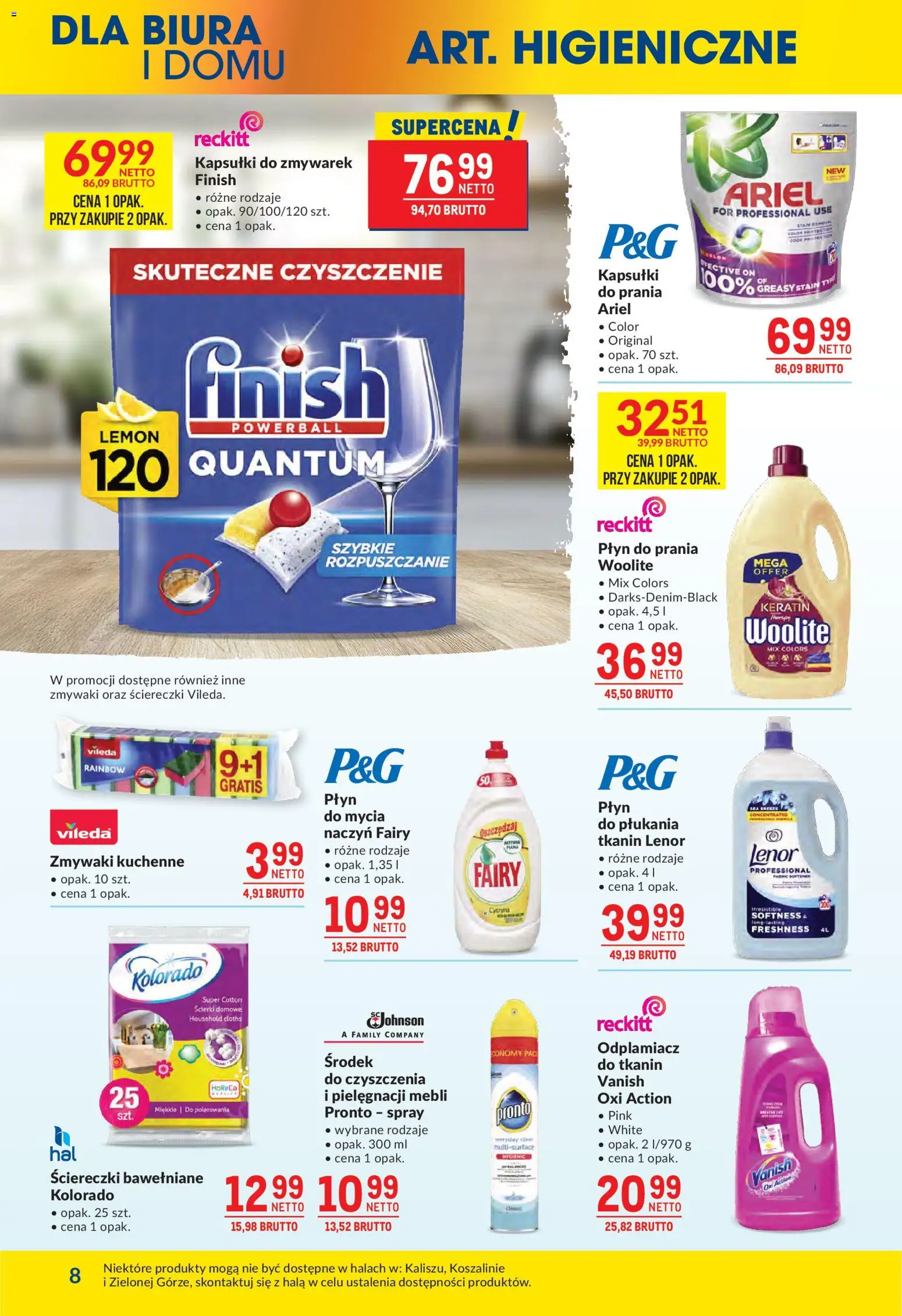 Makro Gazetka od 12.11.2025 | Strona: 8 | Produkty: Vanish, Fairy, Vileda, Odplamiacz