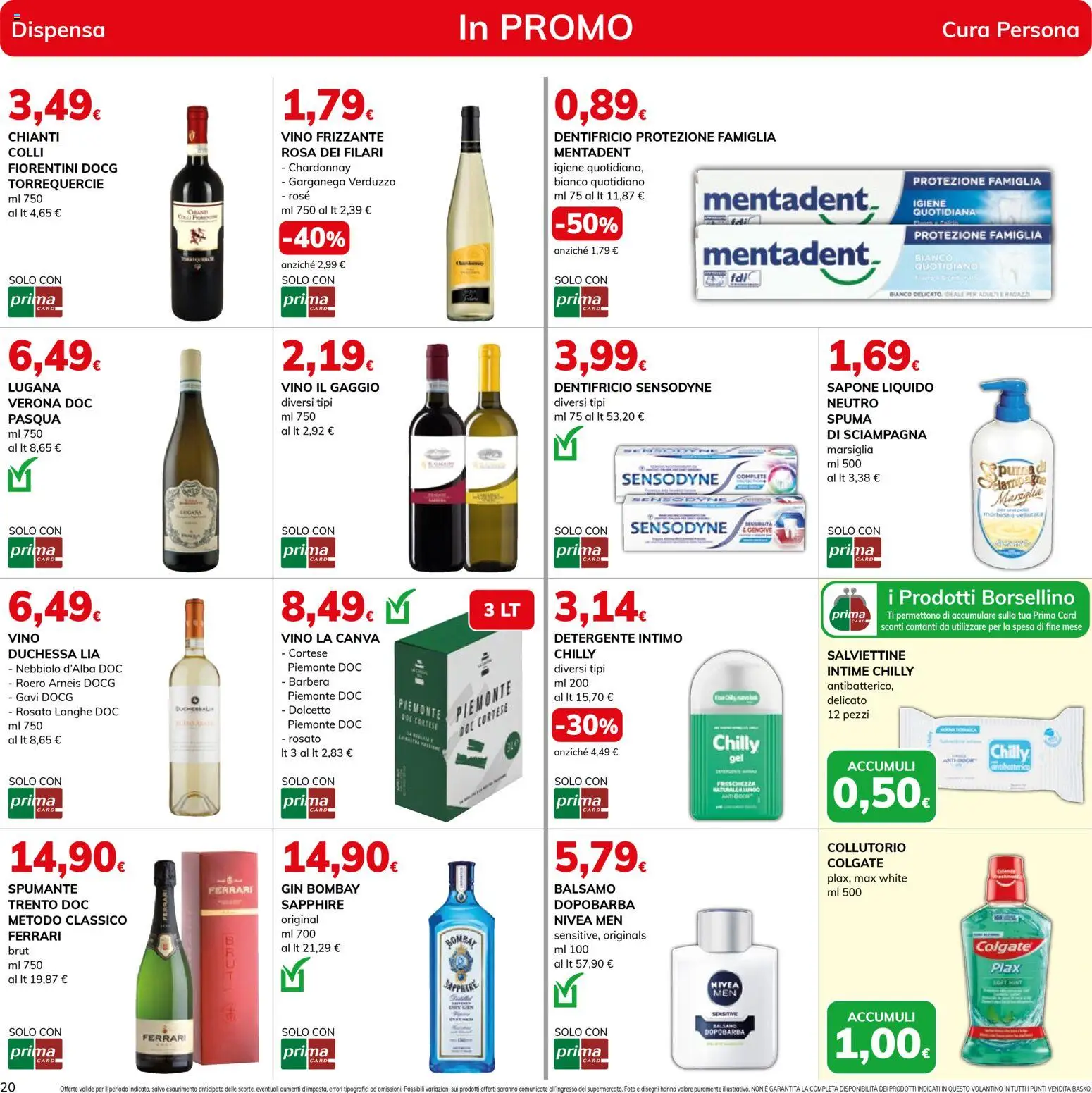 Volantino Basko del 03.01.2026 | Pagina: 22 | Prodotti: Dentifricio, Collutorio, Vino, Spumante