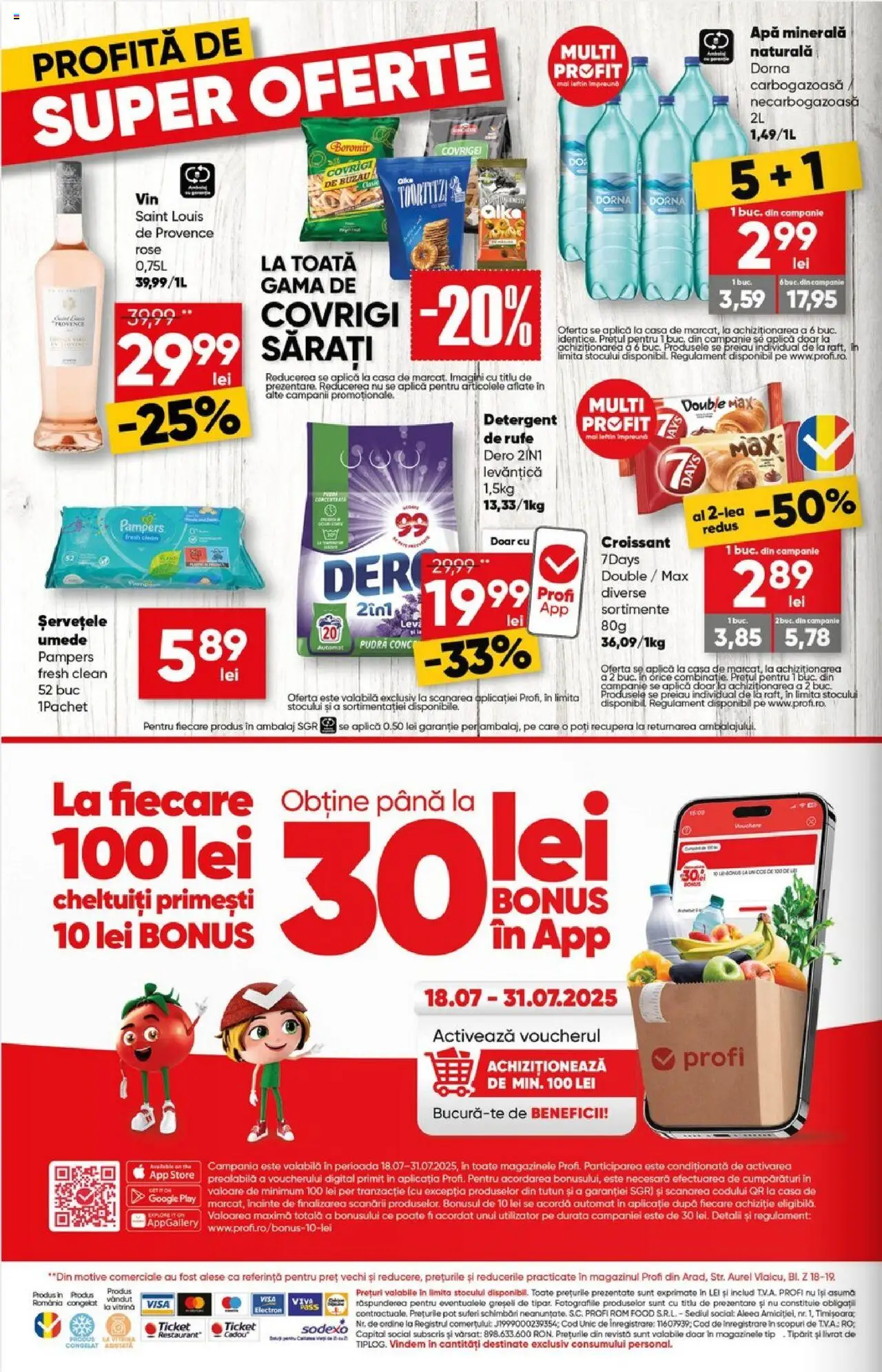 Catalog Profi Super – valabil de la 23.07.2025 | Pagină: 16 | Produse: Yazı tahtası kalemi, Vitrină, Covrigei, Rom