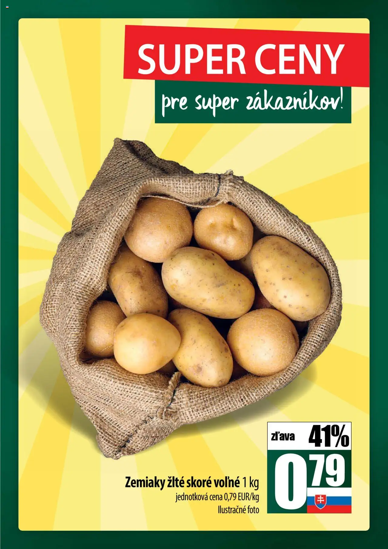 COOP Jednota široká ponuka │ platný od 31.07.2025 | Strana: 9 | Produkty: Zemiaky