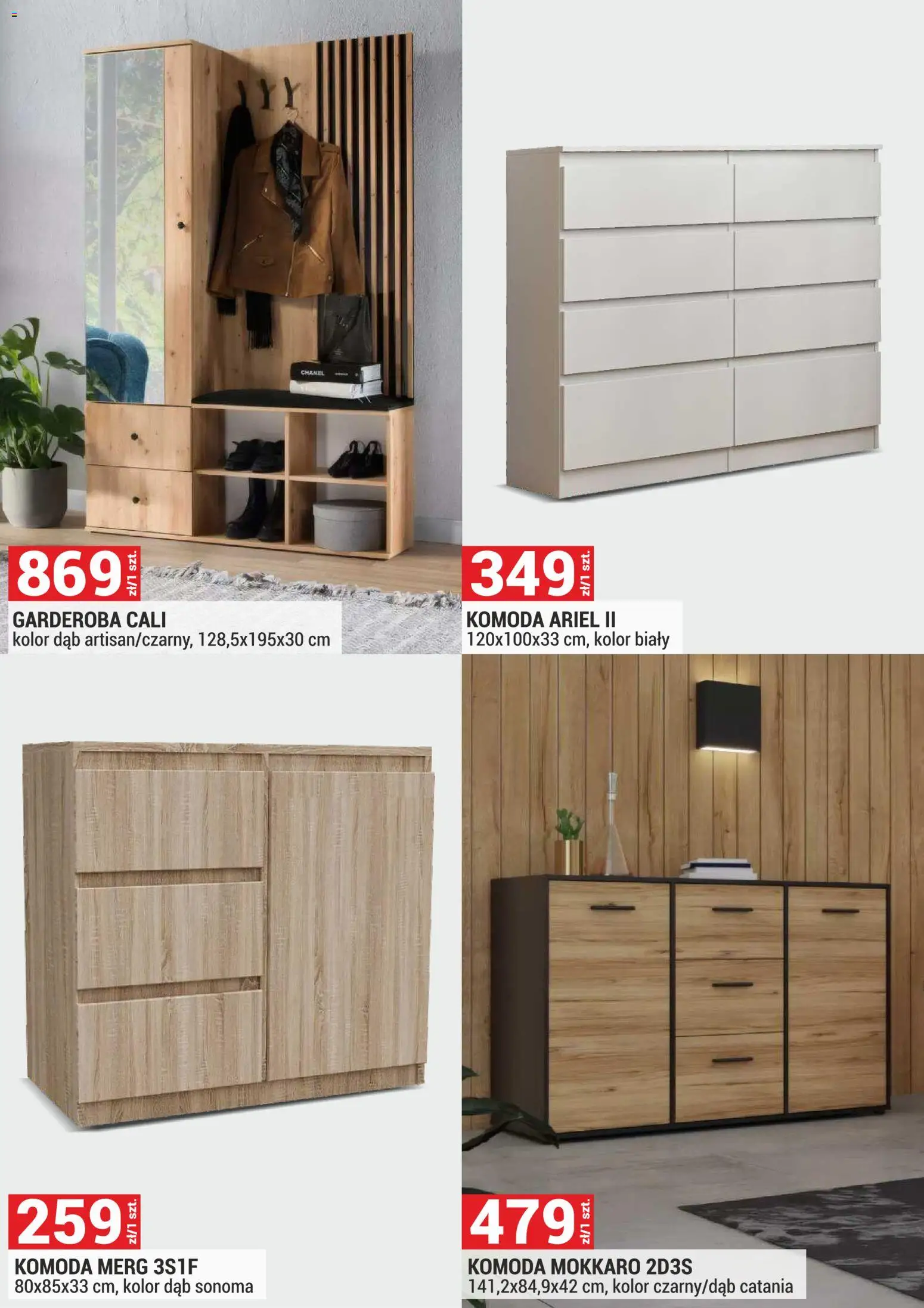 Merkury Market Gazetka - Meble, Wypoczynki, Materace od 01.03.2026 | Strona: 35 | Produkty: Komoda, Ariel