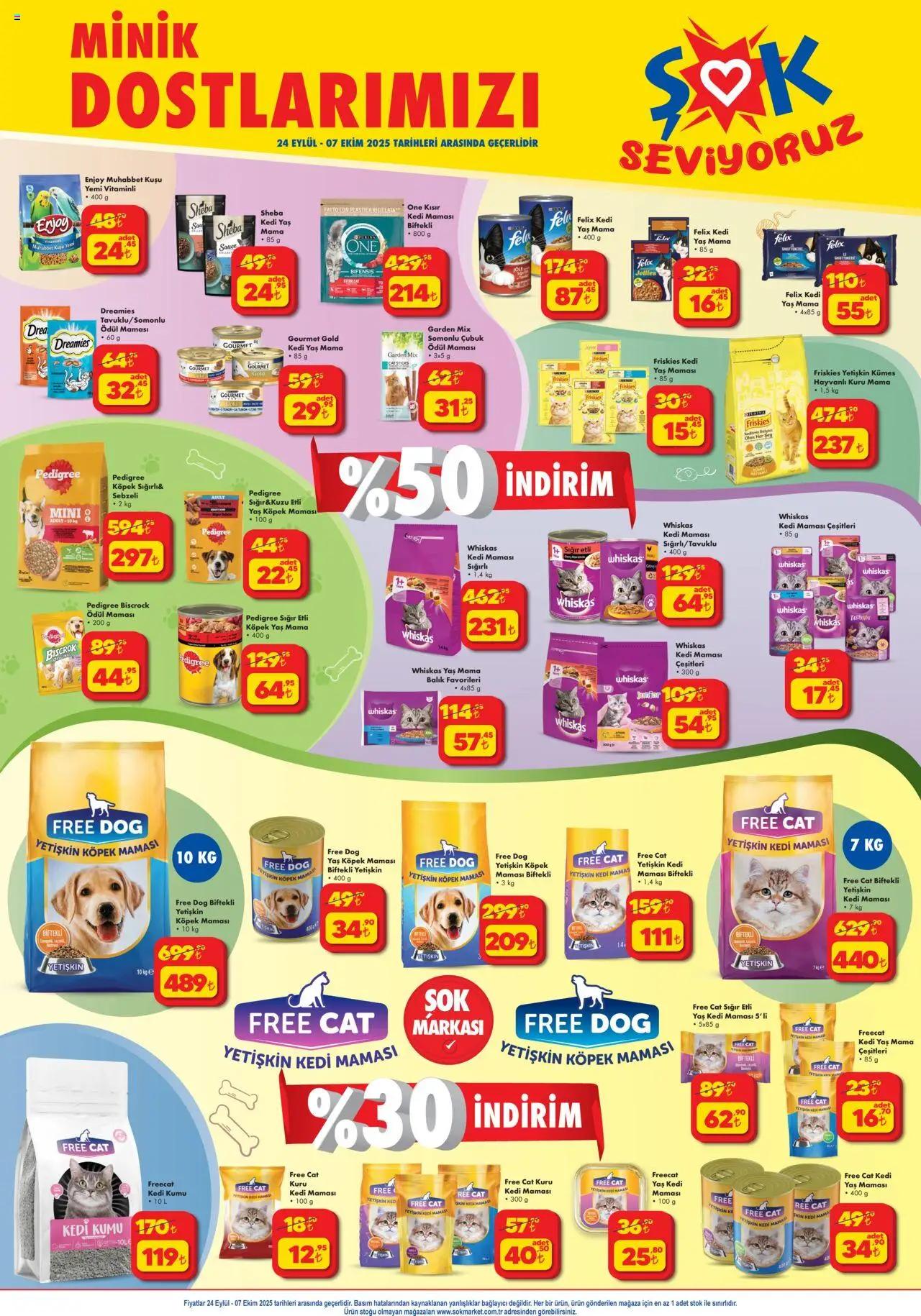 Şok Market Katalog - 24.09.2025 tarihinden itibaren geçerlidir | Sayfa: 7 | Ürünler: Balık, Muhabbet Kuşu Yemi, Yetişkin Köpek Maması, Bağlayıcı