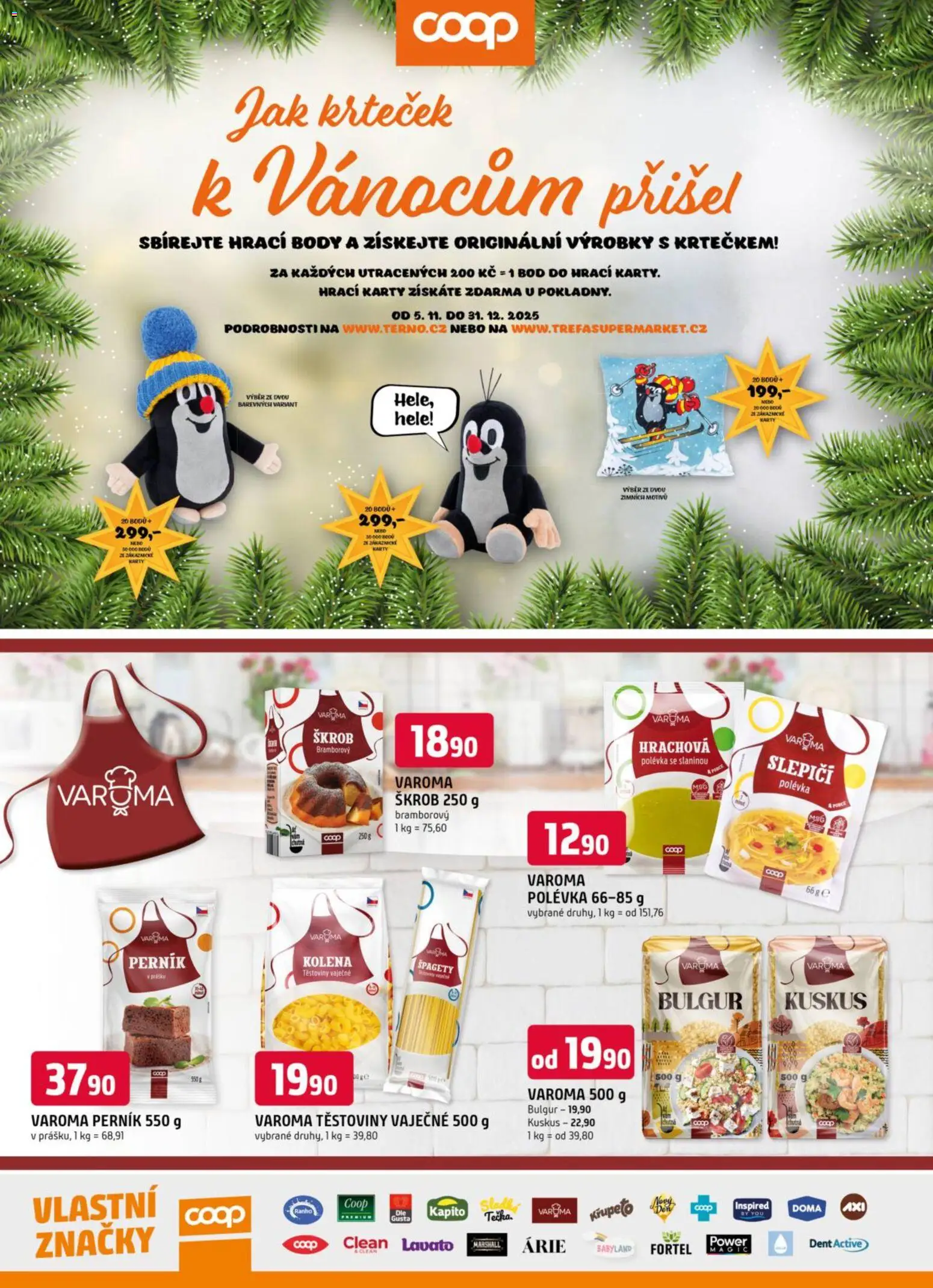 Trefa leták od 19.11.2025 | Strana: 8 | Produkty: Těstoviny, Škrob, Špagety, Bulgur