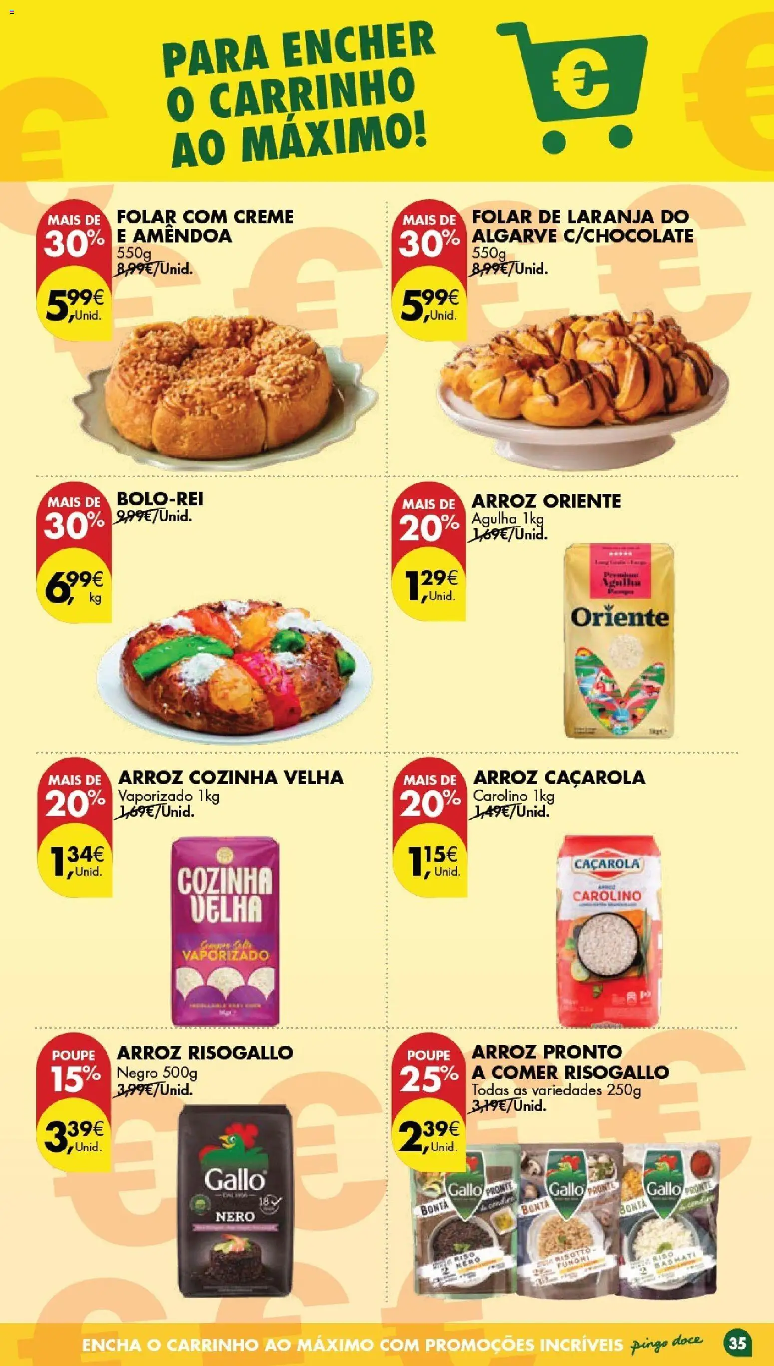 Pingo Doce Poupe este Fim de Semana │ válido de 24.04.2026 | Página: 35 | Produtos: Arroz, Creme