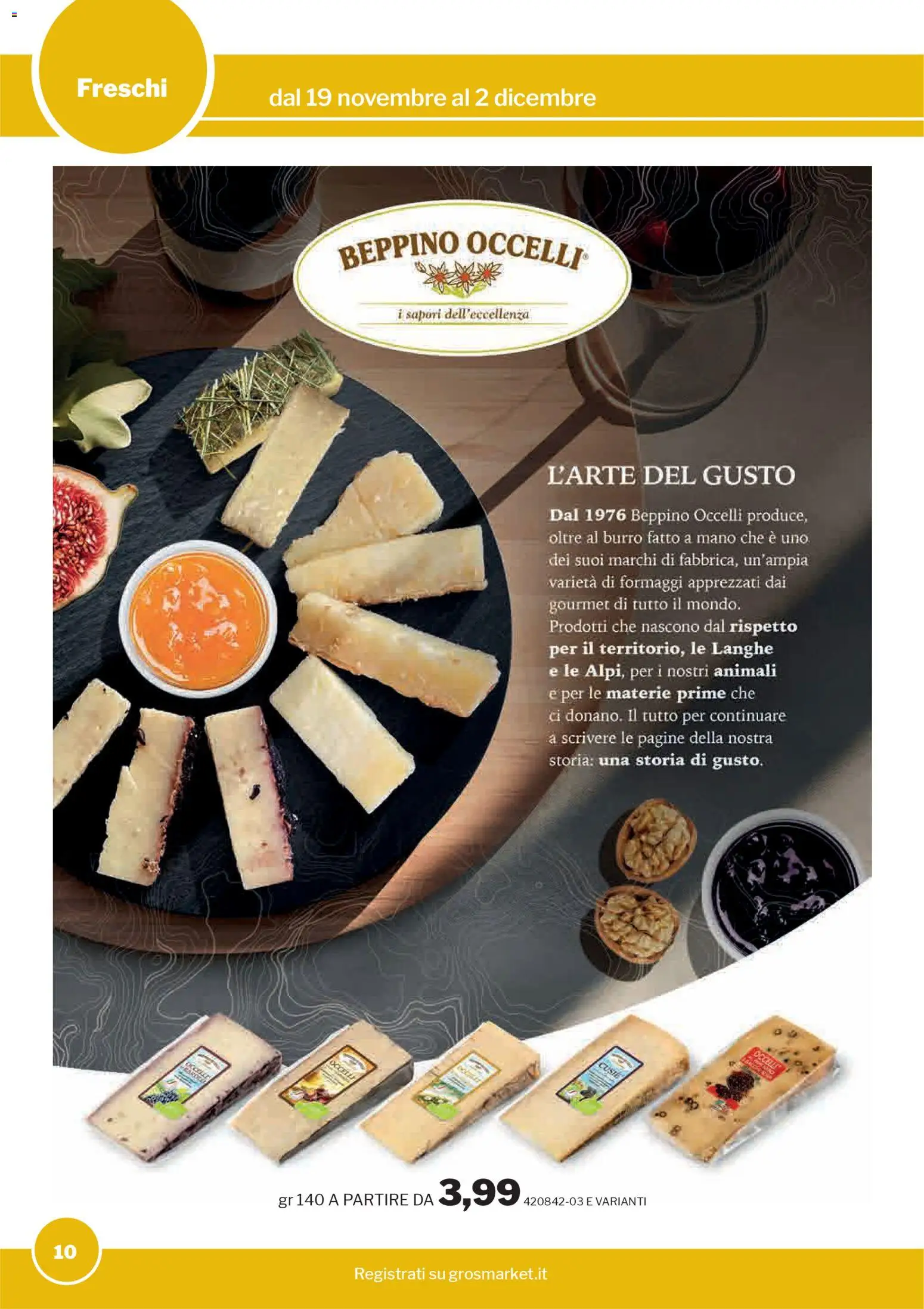 Volantino Sogegross del 19.11.2025 | Pagina: 10 | Prodotti: Burro