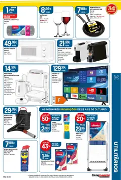 Pré-visualização Intermarché folheto válido de 23.10.2025 | Página: 45 | Produtos: Luvas, USB, Base, Microondas