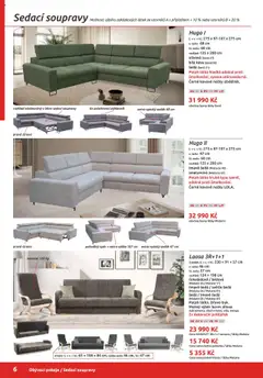 Náhled letáku ORFA nábytek katalog 2025-2026 od 01.10.2025 | Strana: 6 | Produkty: Káva, Pohovka, Křeslo, Barvy