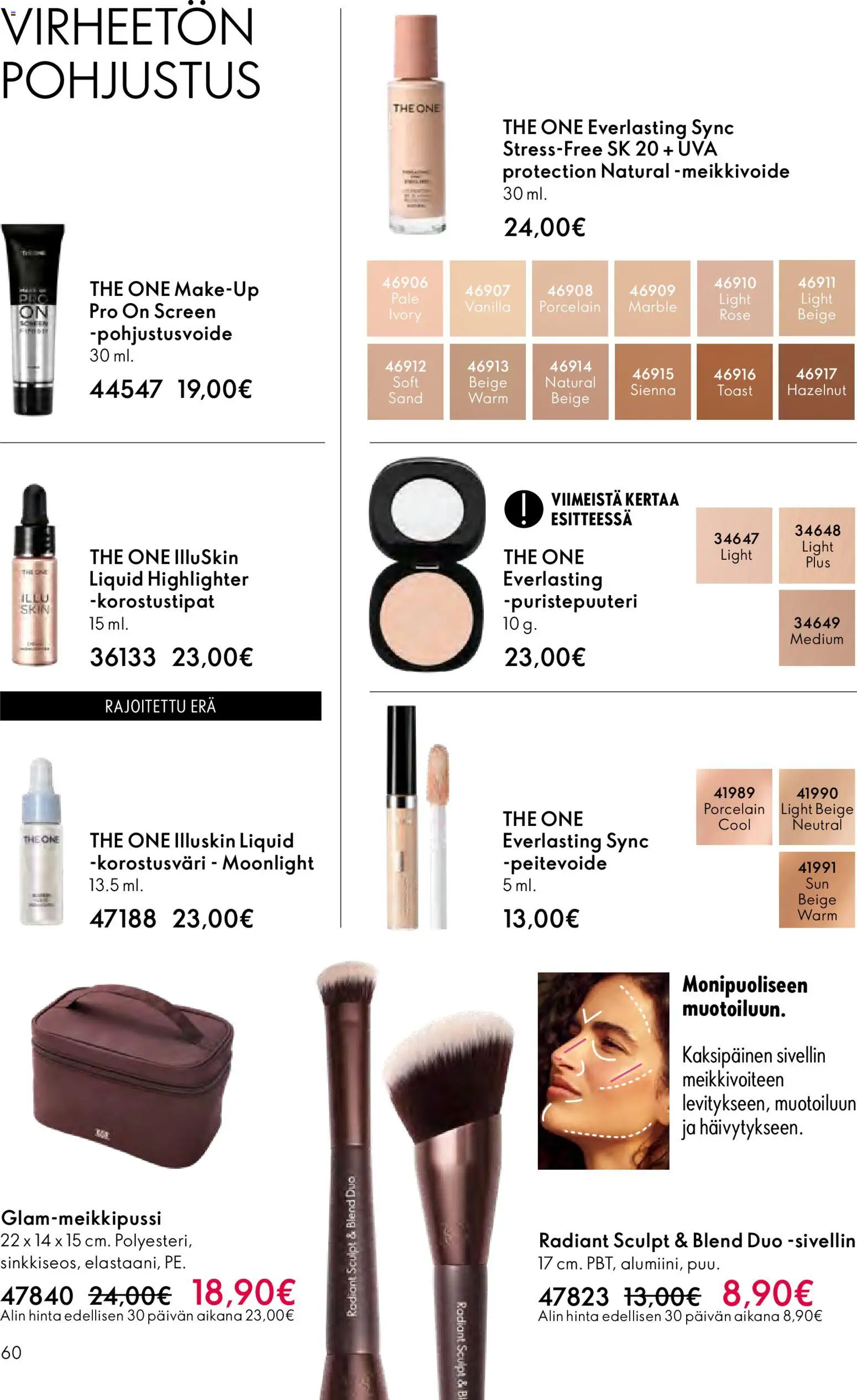 Oriflame - Esite 03 – voimassa 18.02.2026 alkaen | Sivu: 60 | Tuotteet: Peitevoide, Sivellin