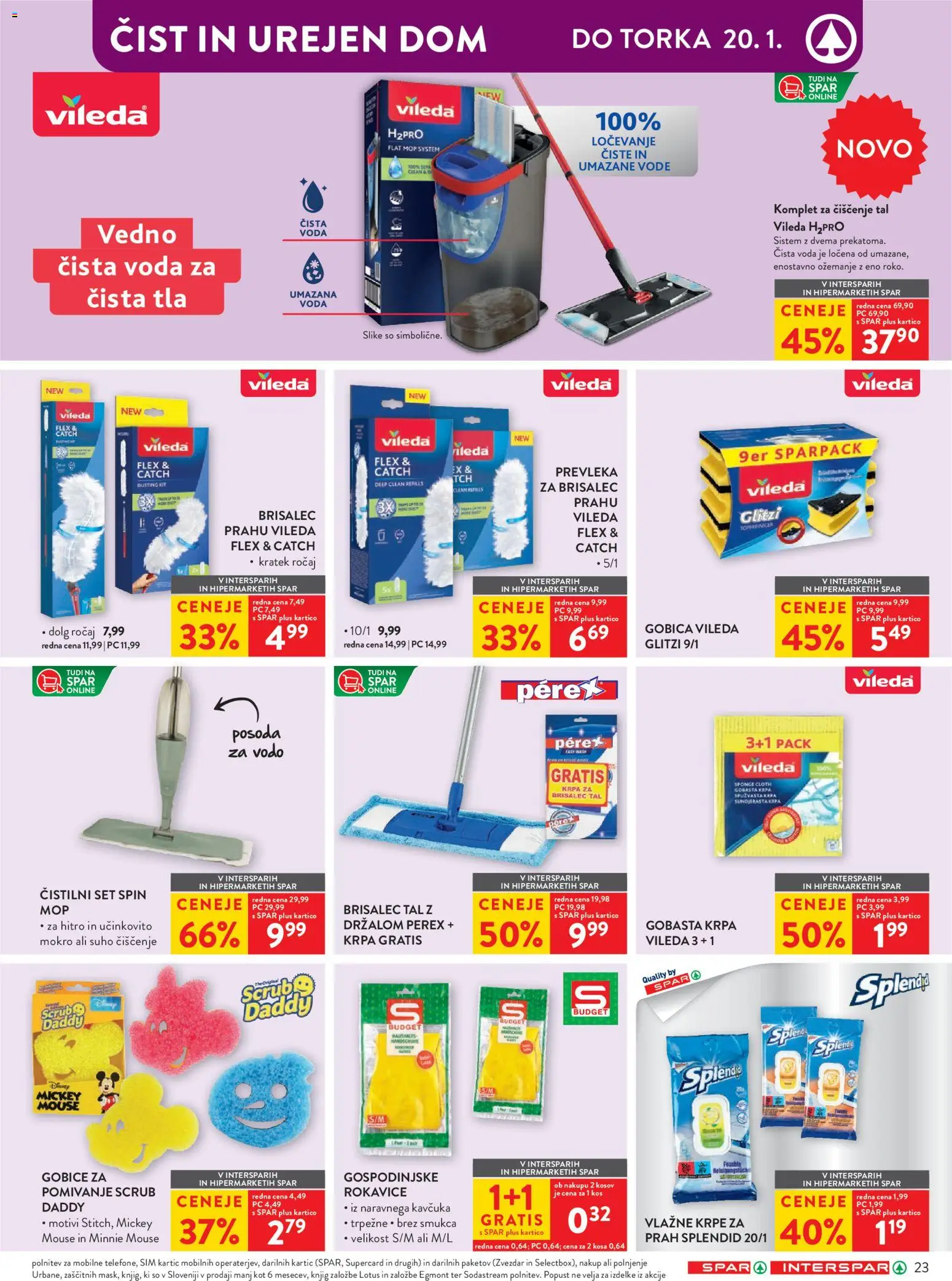 Novi Spar katalog ponudbe – veljaven od 07.01.2026 | Stran: 28 | Izdelki: Kos, Gobica, Gobice, Voda