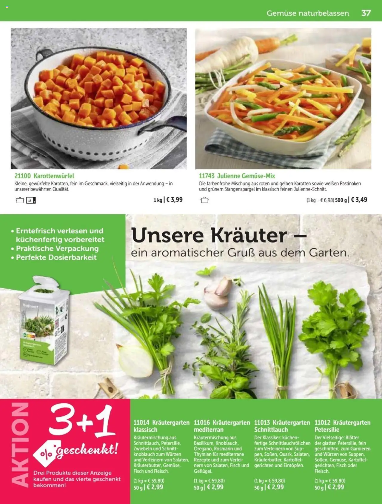 Bofrost Katalog – gültig ab 07.09.2025 | Seite: 37 | Produkte: Fisch, Zwiebeln, Knoblauch, Petersilie