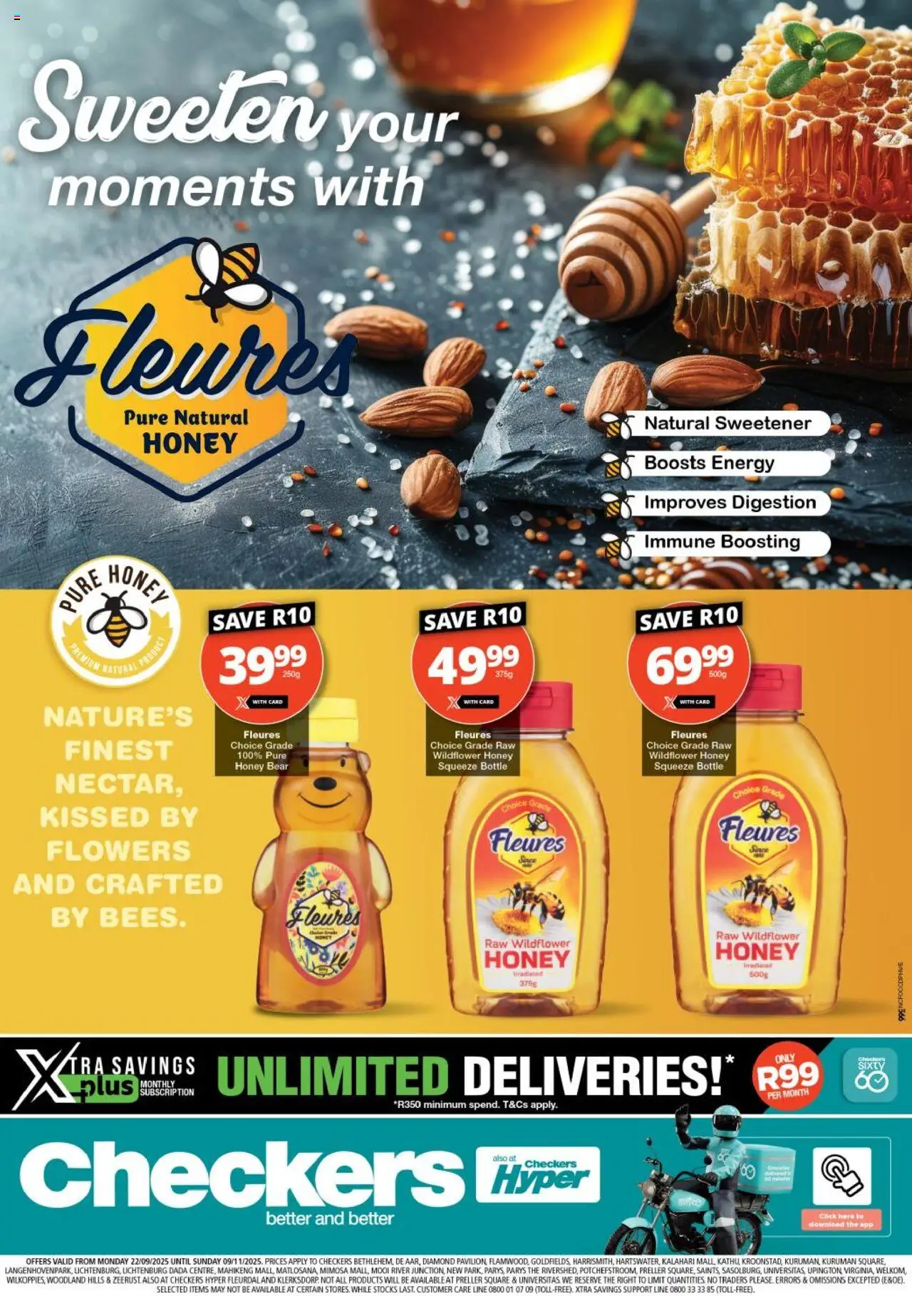 New Checkers catalogue – valid from 22.09.2025 | Page: 1 | Products: Sweetener