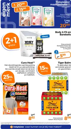 Trekpleister - Folder - Voorbeeld van een folder van Trekpleister, geldig van 28.10.2025 | Pagina: 30 | Producten: Kan, Whey, La, Aardbei