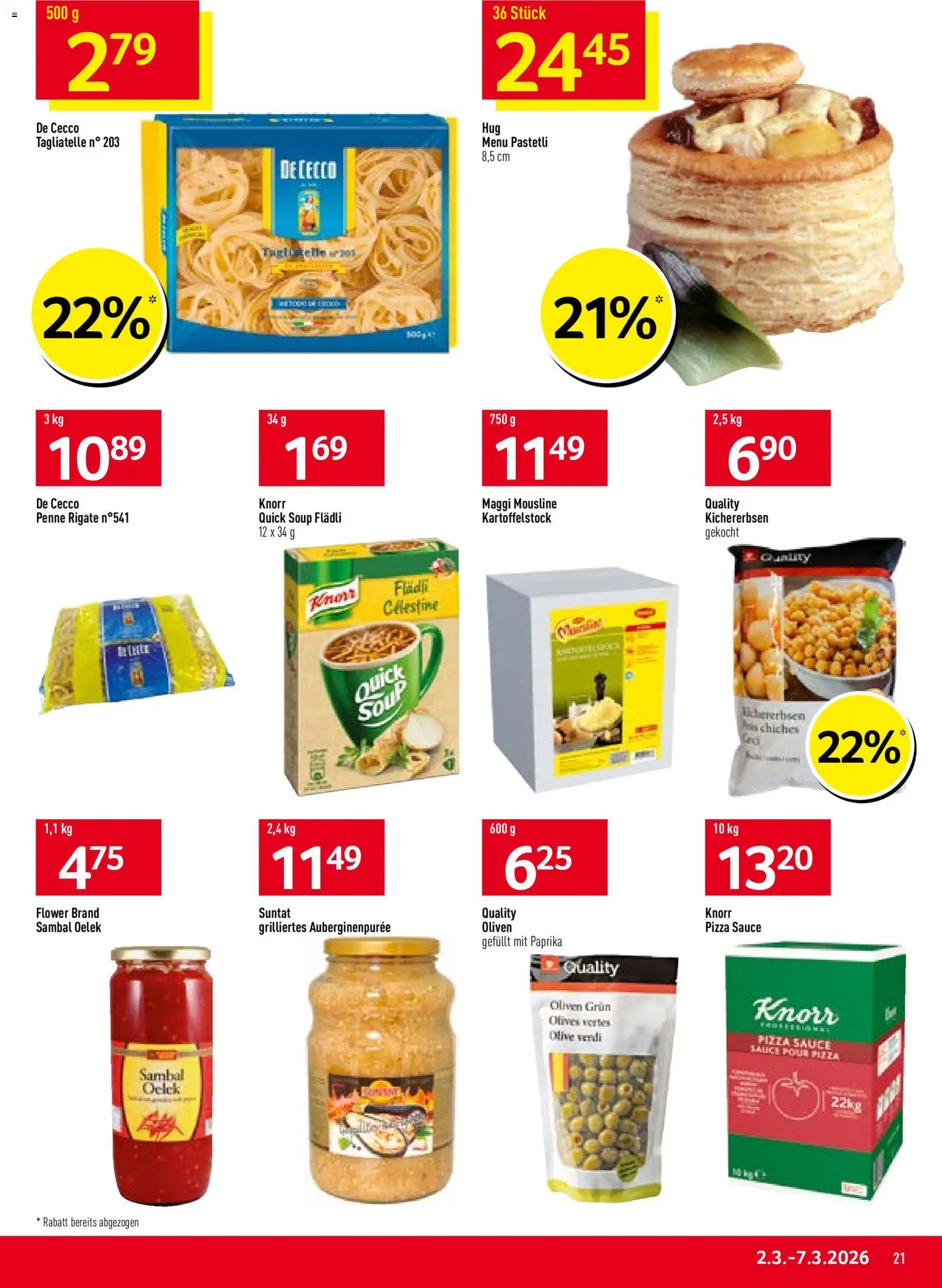 Prodega Aktionen – gültig ab 02.03.2026 | Seite: 21 | Produkte: Pizza