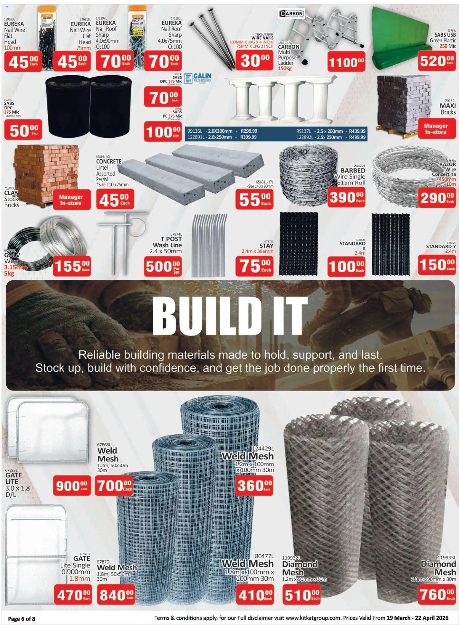 New KIT KAT Cash & Carry catalogue – valid from 19.03.2026 | Page: 6 | Products: PC, Gate, Stock, Clay