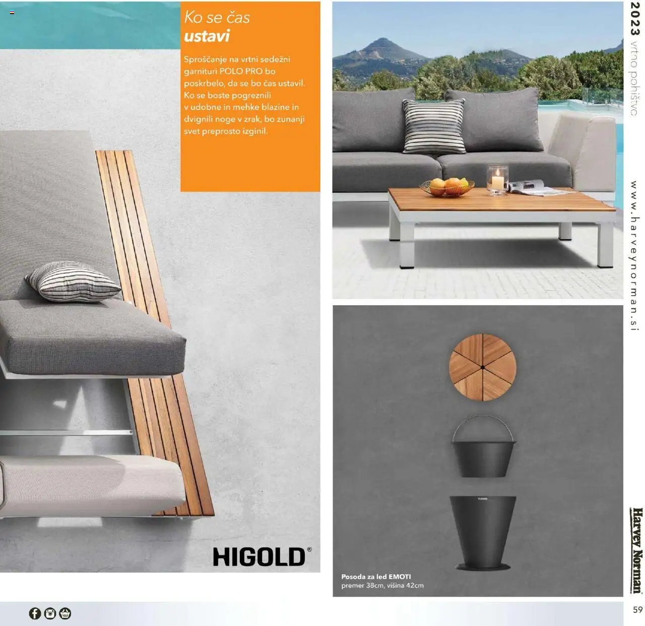 Harvey Norman - Katalog - Vrtno pohištvo │ velja od 01.03.2023 | Stran: 59