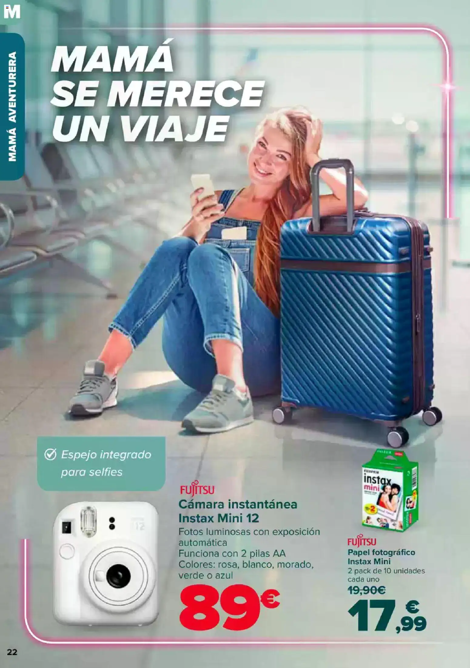 Carrefour Dia de la Madre │ válido desde el 23.04.2026 | Página: 22 | Productos: Cámara instantánea, Κοσμήματα, Cámara, Espejo