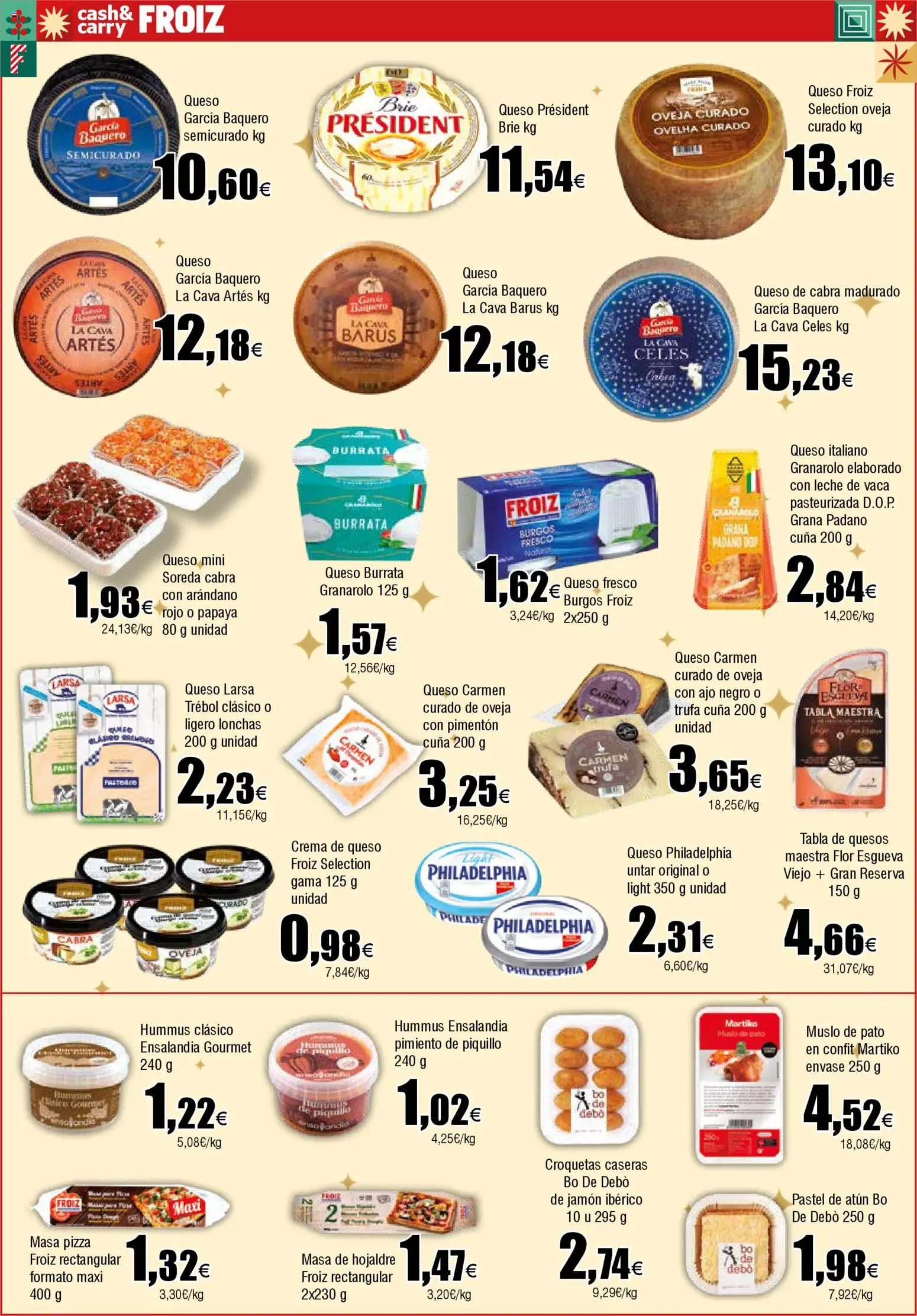 Froiz - Folleto Cash │ válido desde el 18.12.2025 | Página: 12 | Productos: Leche, Jamón ibérico, Jamón, Queso fresco