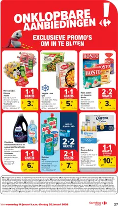 Carrefour market folder week 3 - Voorbeeld van een folder van Carrefour market, geldig van 14.01.2026 | Pagina: 27