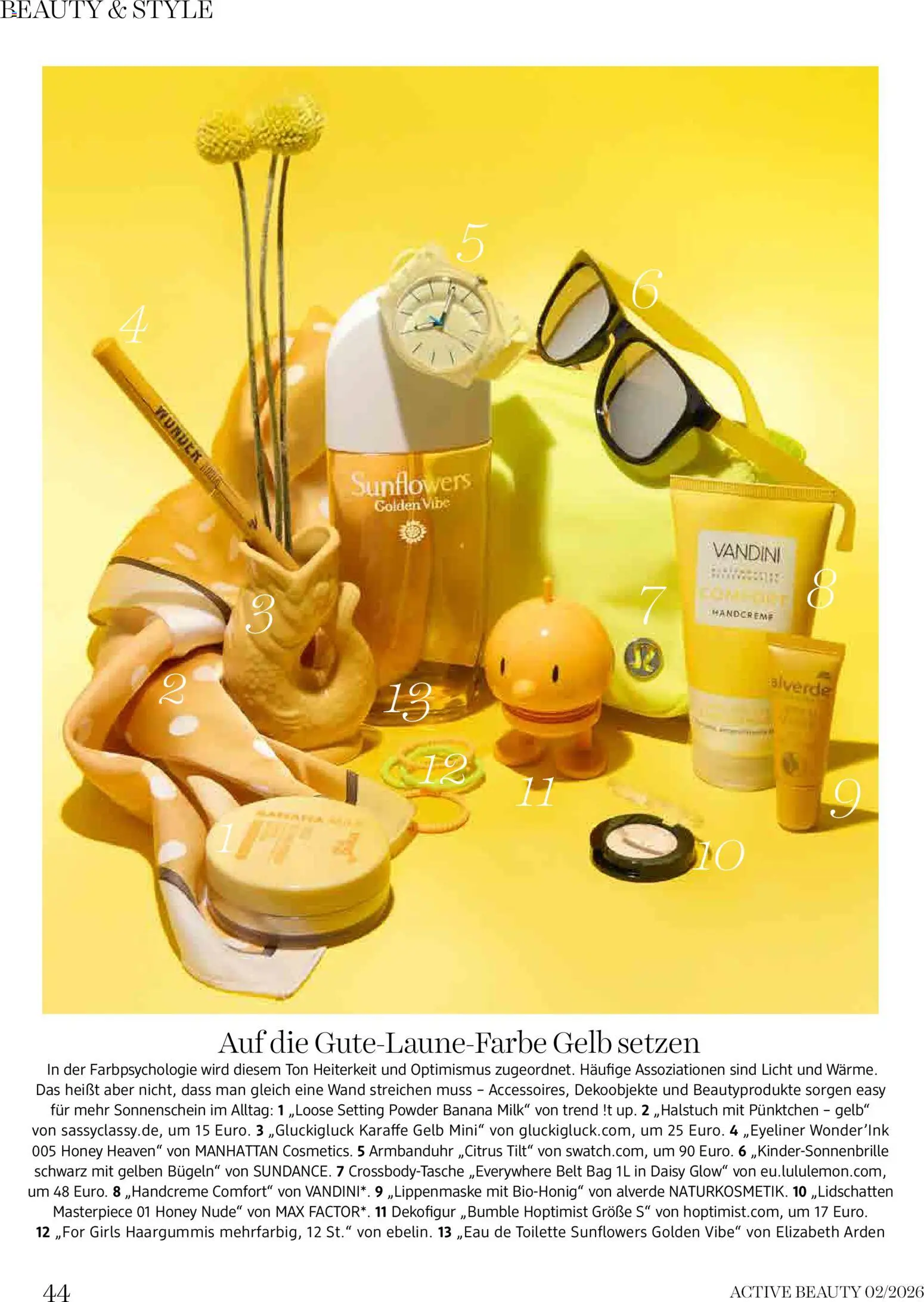 dm drogerie markt Active Beauty Magazin 02/2026 gültig ab 01.02.2026 | Seite: 44