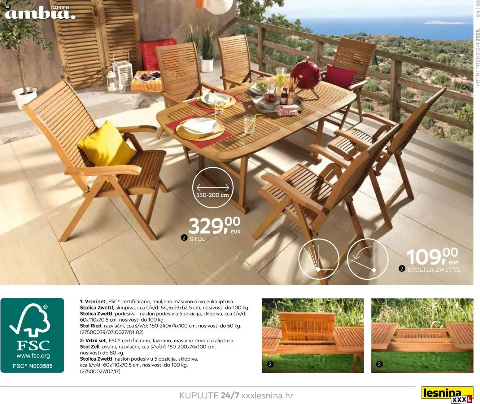 Lesnina katalog | vrijedi od 06.02.2026 | Stranica: 65 | Proizvodi: Stol, Stolica