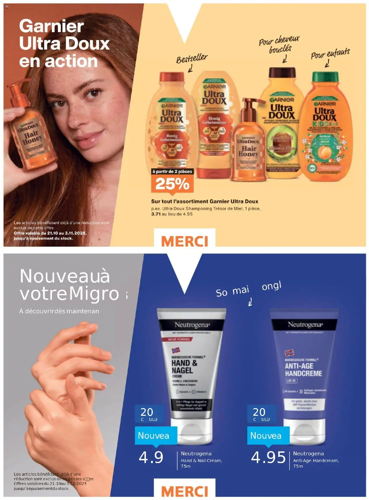 Migros Magazin FR – gültig ab 20.10.2025 | Seite: 36 | Produkte: Handcreme, Creme