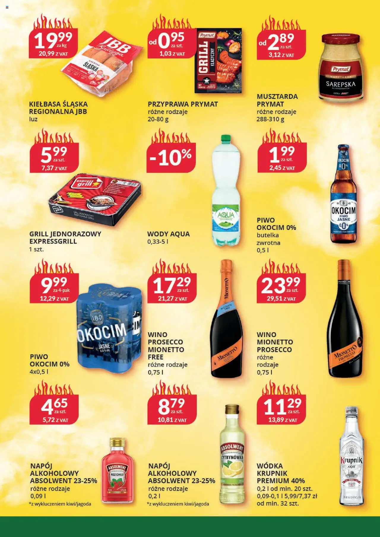Eurocash Gazetka - Niskie Ceny robią dym od 11.08.2025 | Strona: 2 | Produkty: Kiełbasa, Grill, Piwo, Prosecco