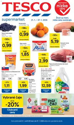 Tesco leták platný od 21.01.2026