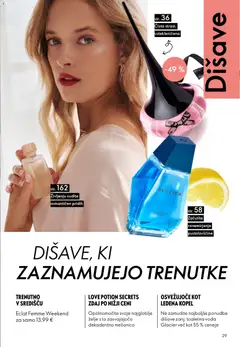 Oriflame katalog akcije – veljaven od 11.03.2026 | Stran: 29 | Izdelki: Kopel, Voda, Toaletna voda, Zelje