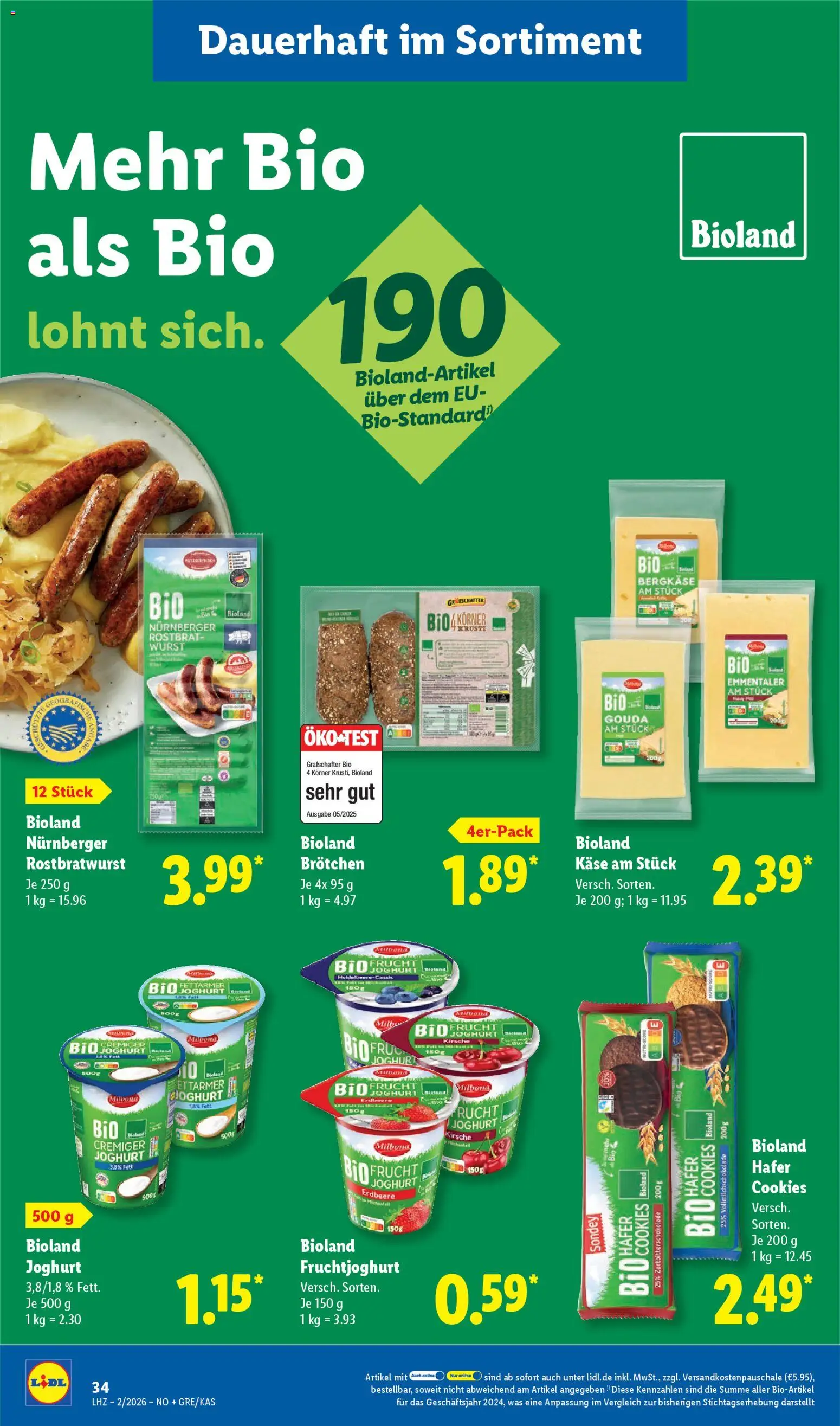 Lidl Prospekt Holzminden – gültig ab 05.01.2026 | Seite: 46 | Produkte: Käse, Joghurt, Fruchtjoghurt, Wurst