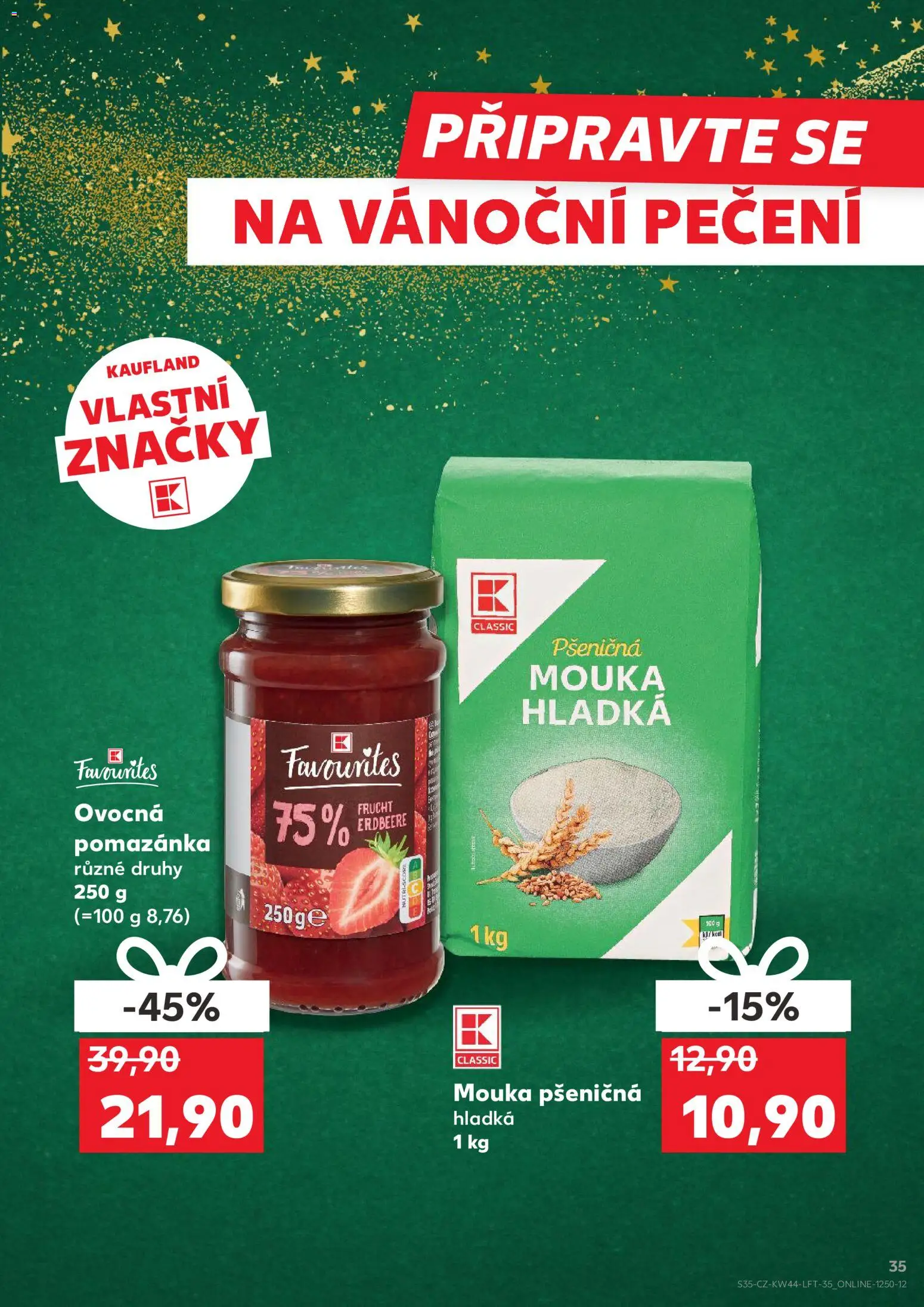 Kaufland leták - Kolín od 29.10.2025 | Strana: 35 | Produkty: Pomazánka, Mouka