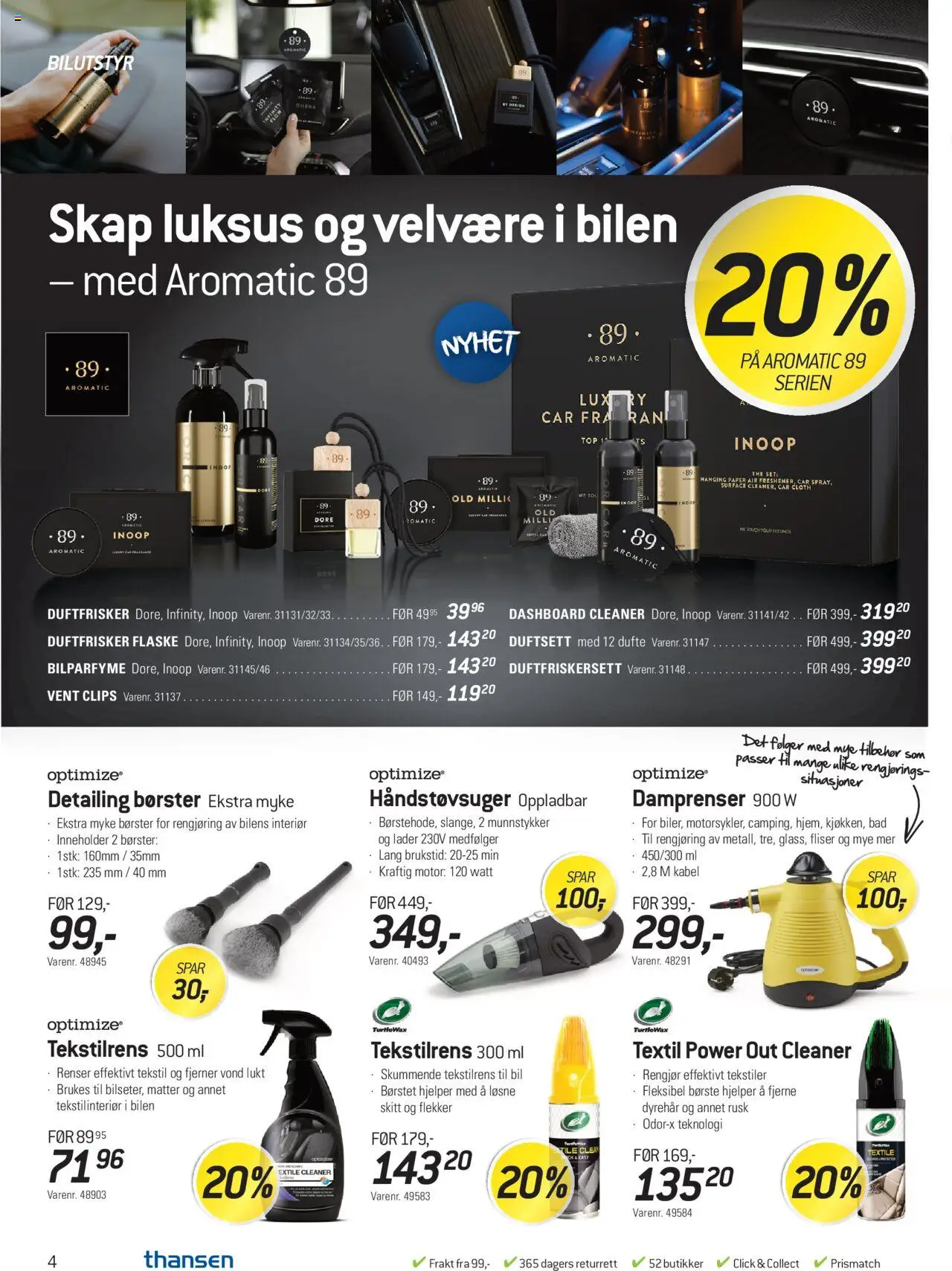  | Side: 4 | Produkter: Håndstøvsuger, Bad, Børste, Interiør