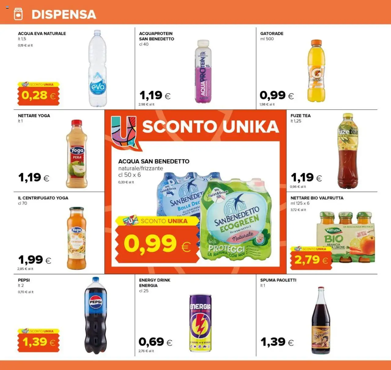 Volantino Tigre del 04.09.2025 | Pagina: 14 | Prodotti: Acqua, Limone, Pera, Arancia