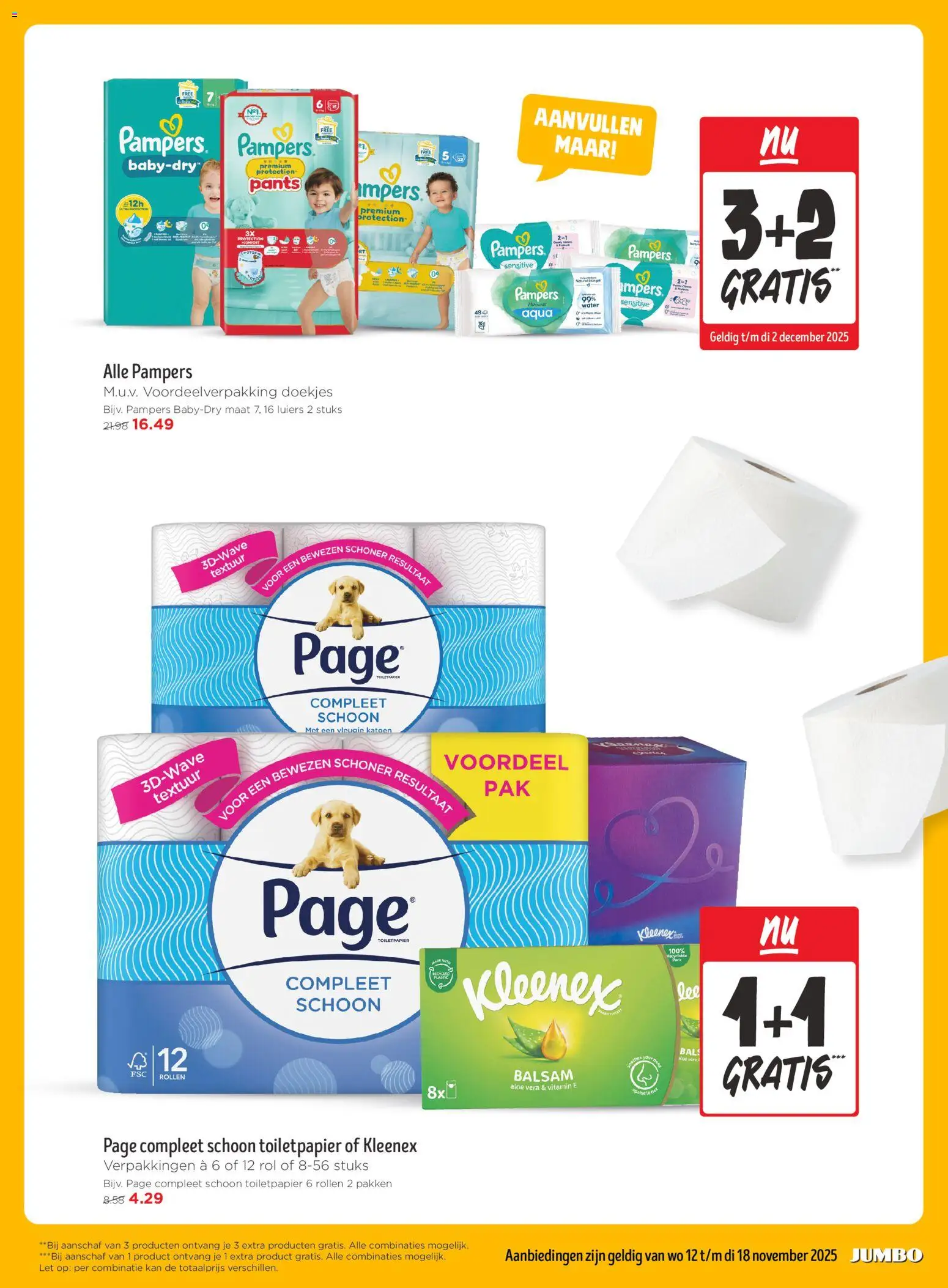 {H1} | Pagina: 11 | Producten: Ostyalap, Kan, Pampers, Toiletpapier