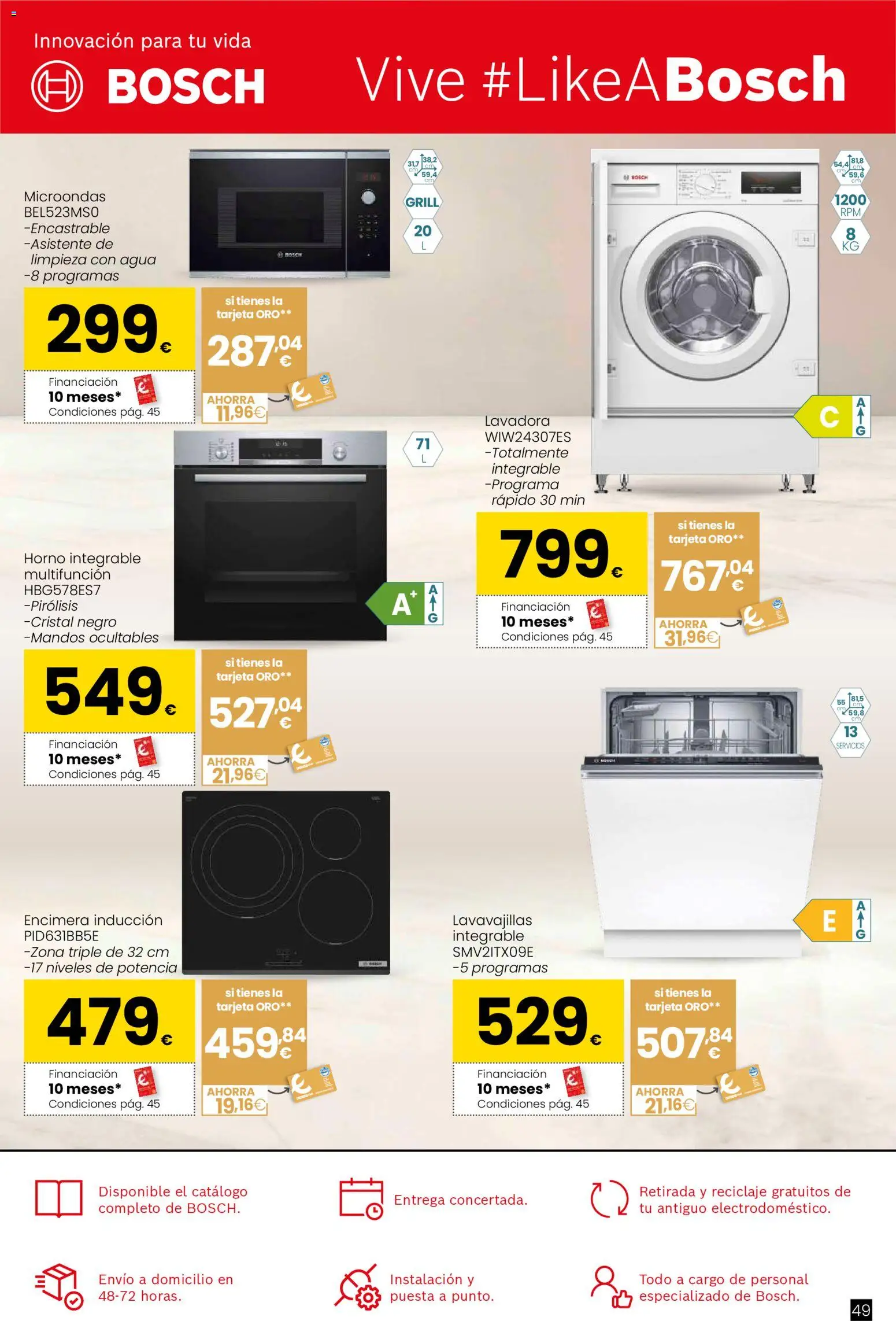 Eroski - Qué planazo │ válido desde el 26.03.2026 | Página: 49 | Productos: Lavadora, Horno, Lavavajillas