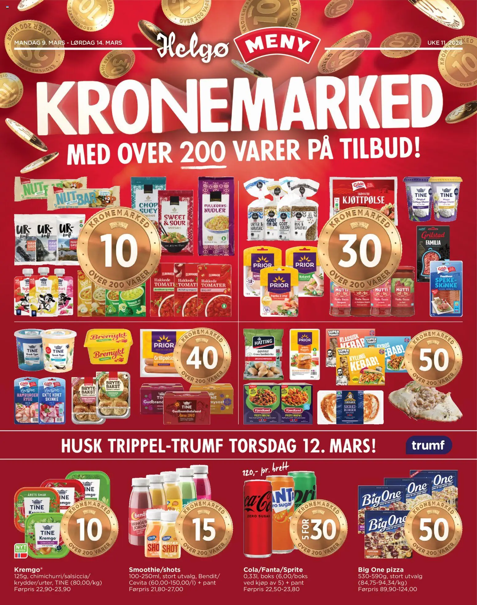 {H1} | Side: 1 | Produkter: Skinke, Jachetă, Cottage cheese, Boks