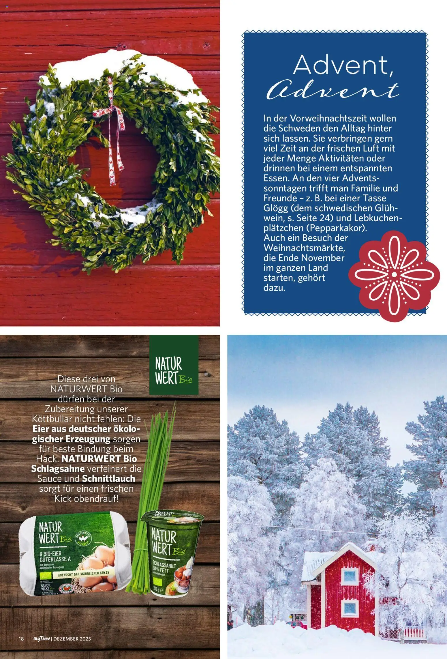 Combi  myTime Dezember 2025 – gültig ab 01.12.2025 | Seite: 18 | Produkte: Schlagsahne, Eier