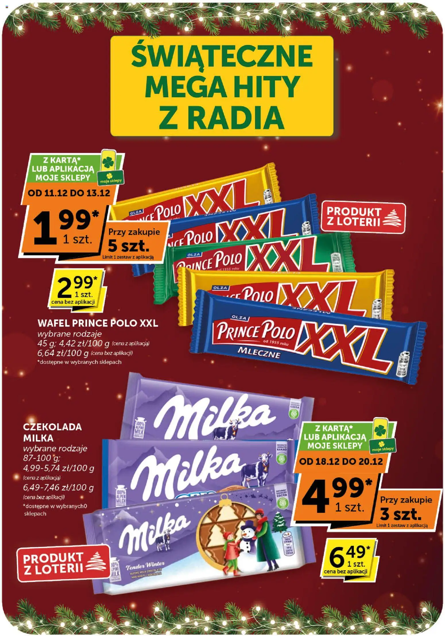 ABC Gazetka od 11.12.2025 | Strona: 4 | Produkty: Prince polo xxl, Milka, Czekolada