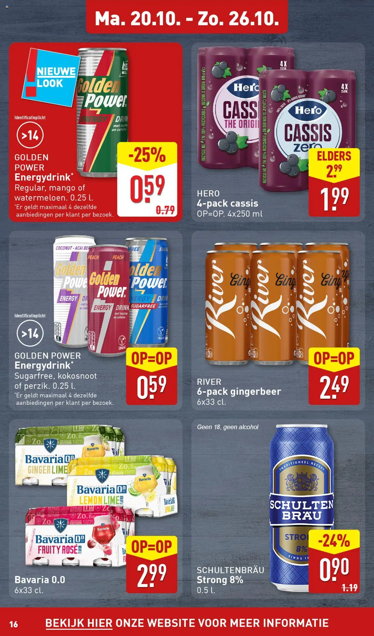 {H1} | Pagina: 16 | Producten: Cassis, Alcohol, Mango